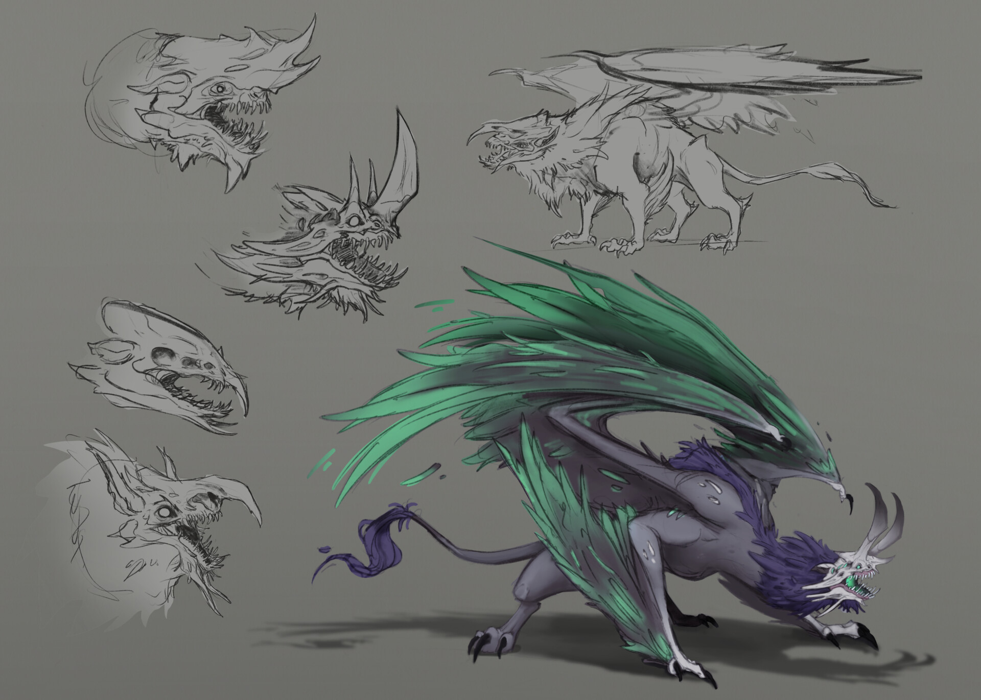 ArtStation - Shadow Beast Concept