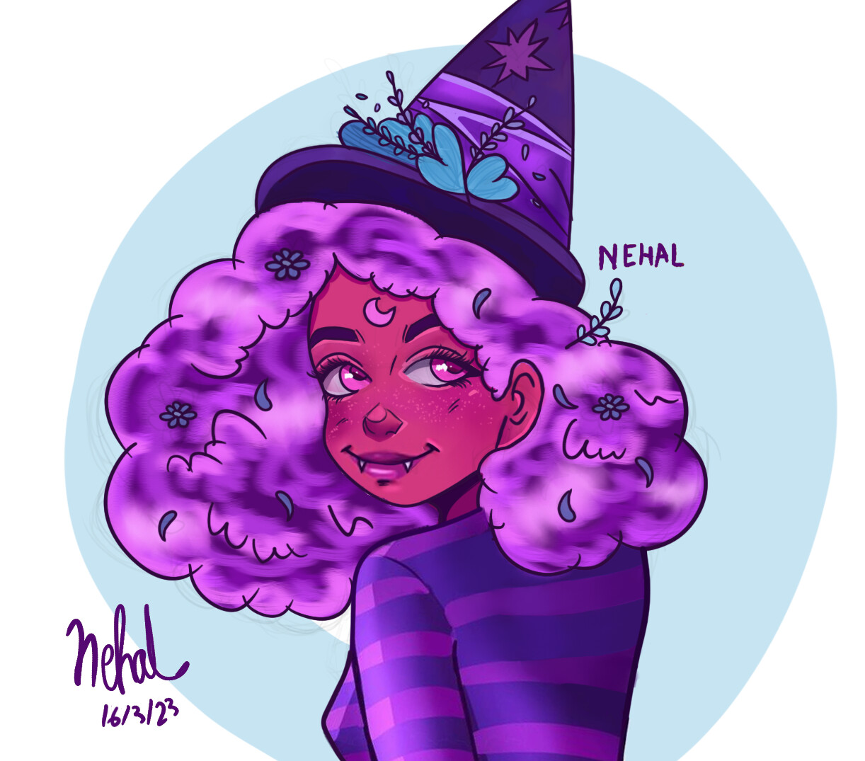 ArtStation - Purple Girl