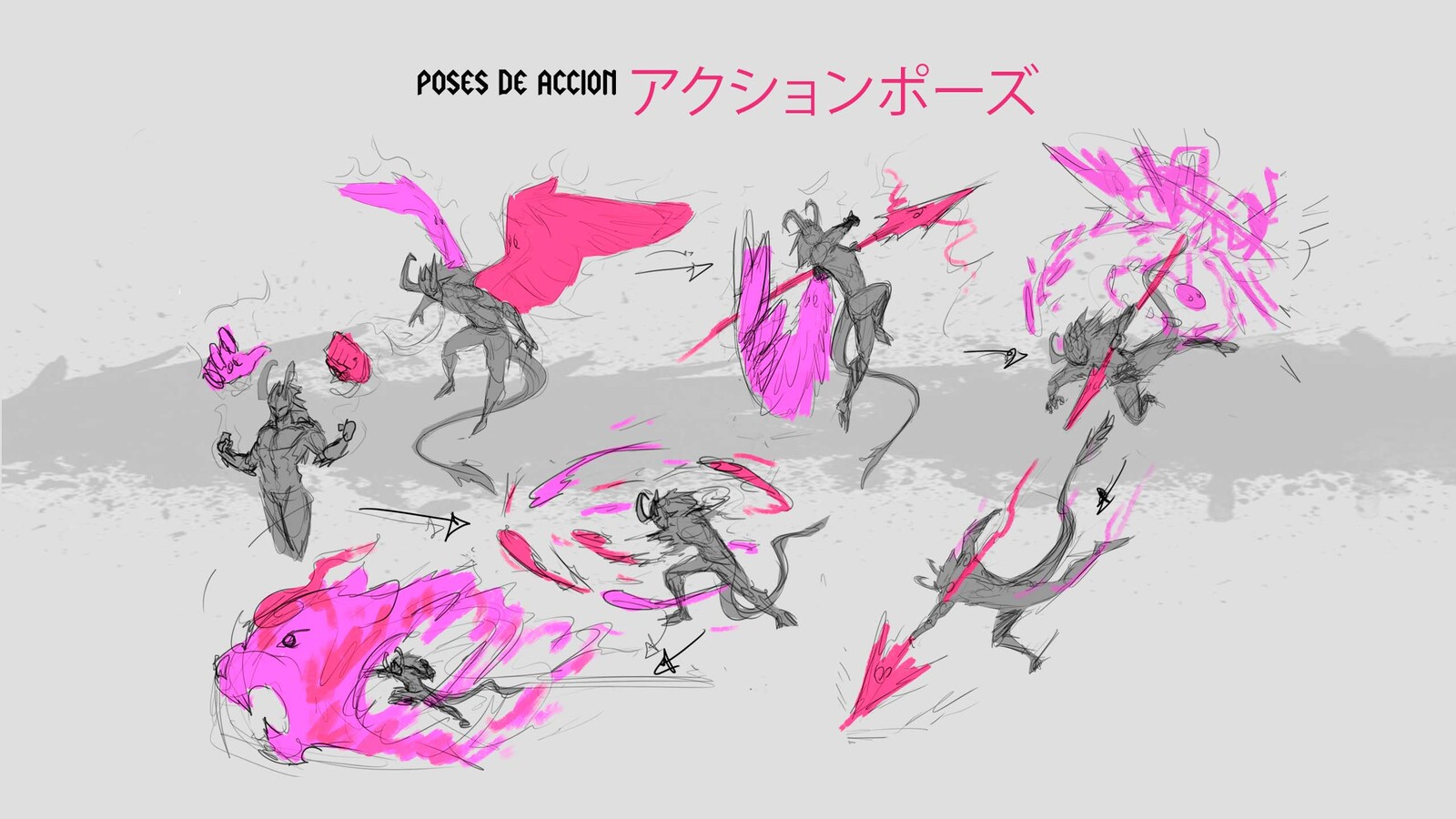 action poses