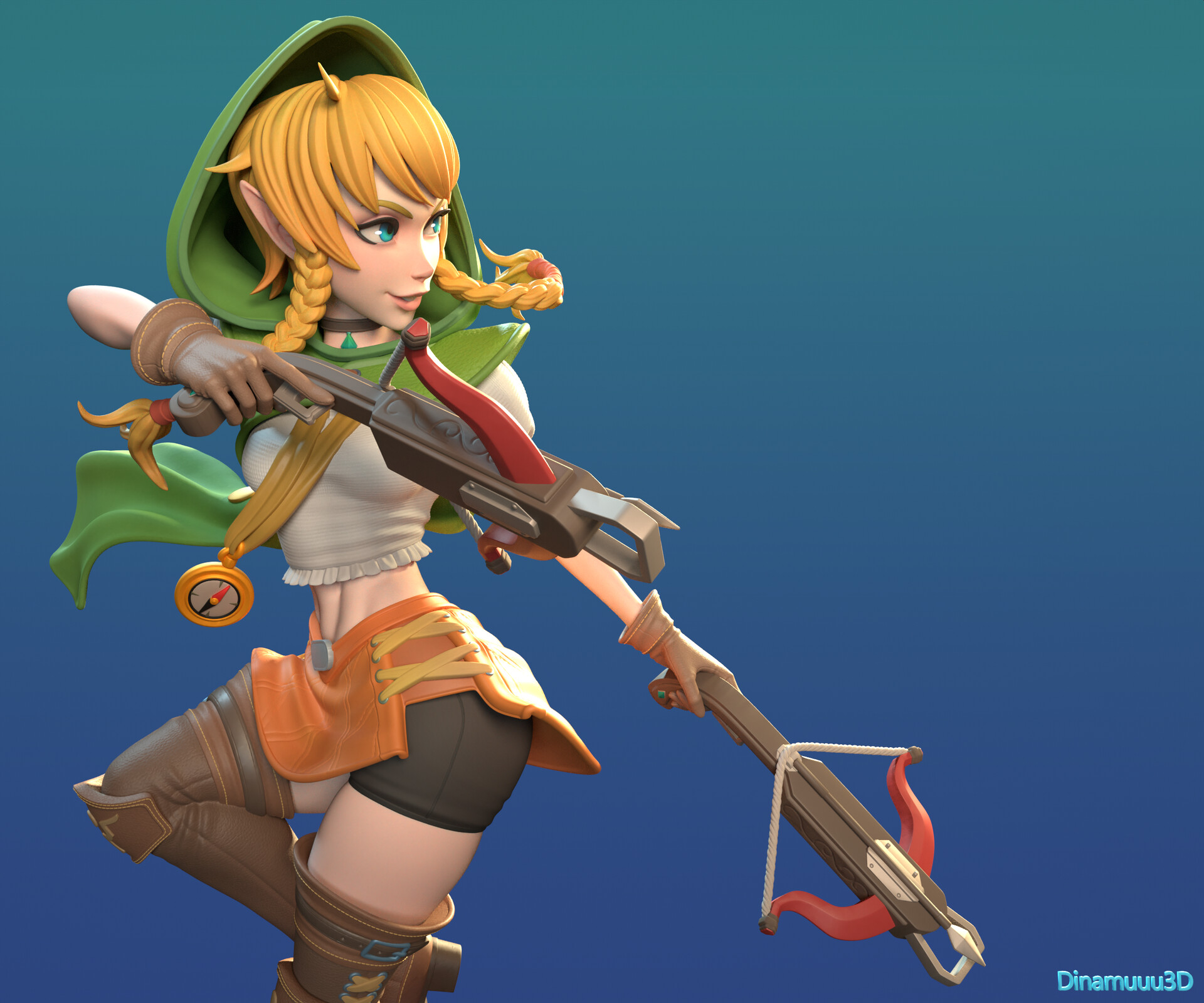 Dinamuuu 3D - Linkle 3D Print Model STL