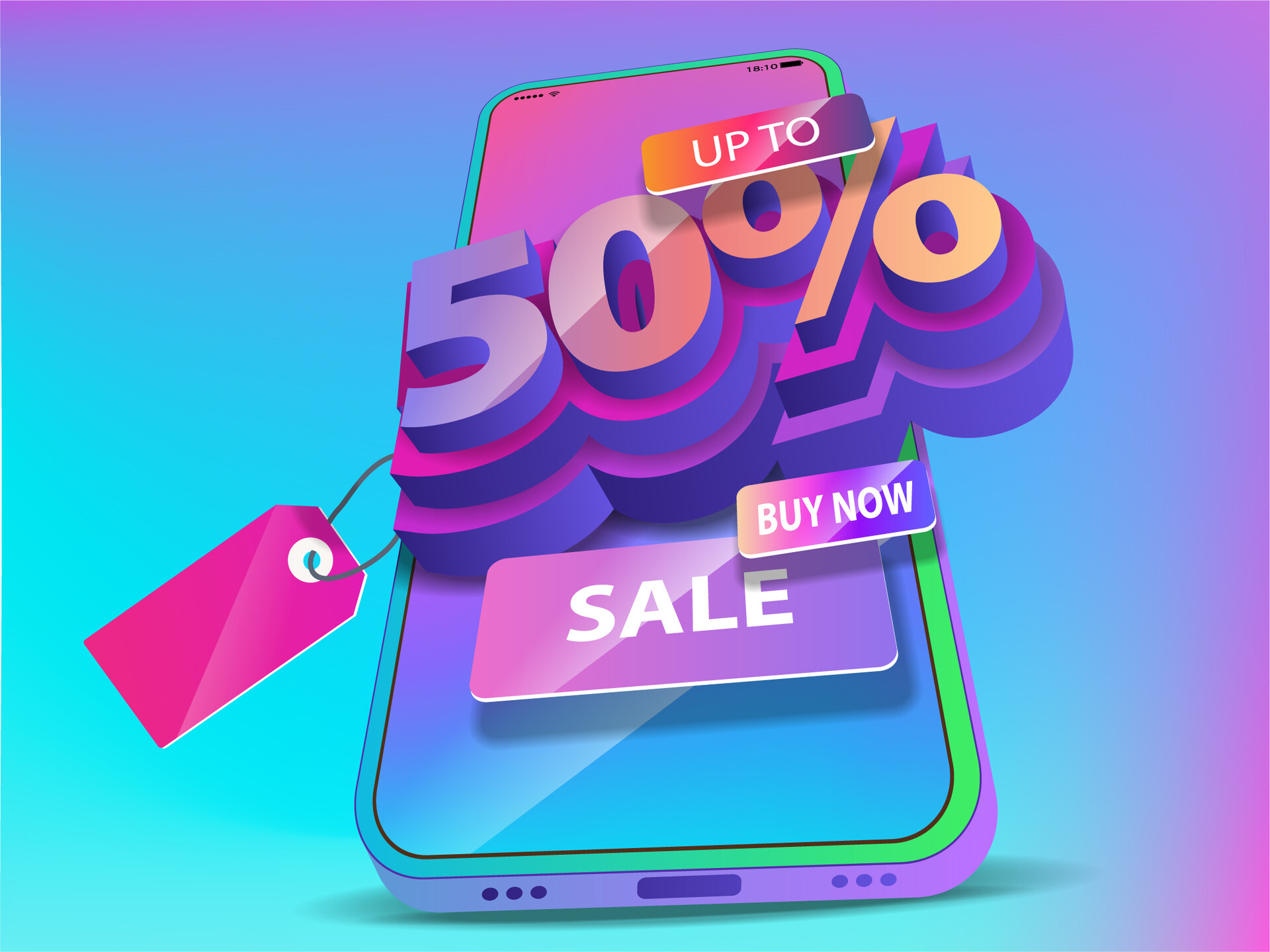 artstation-volumetric-figures-of-50-percent-on-the-mobile-phone-screen
