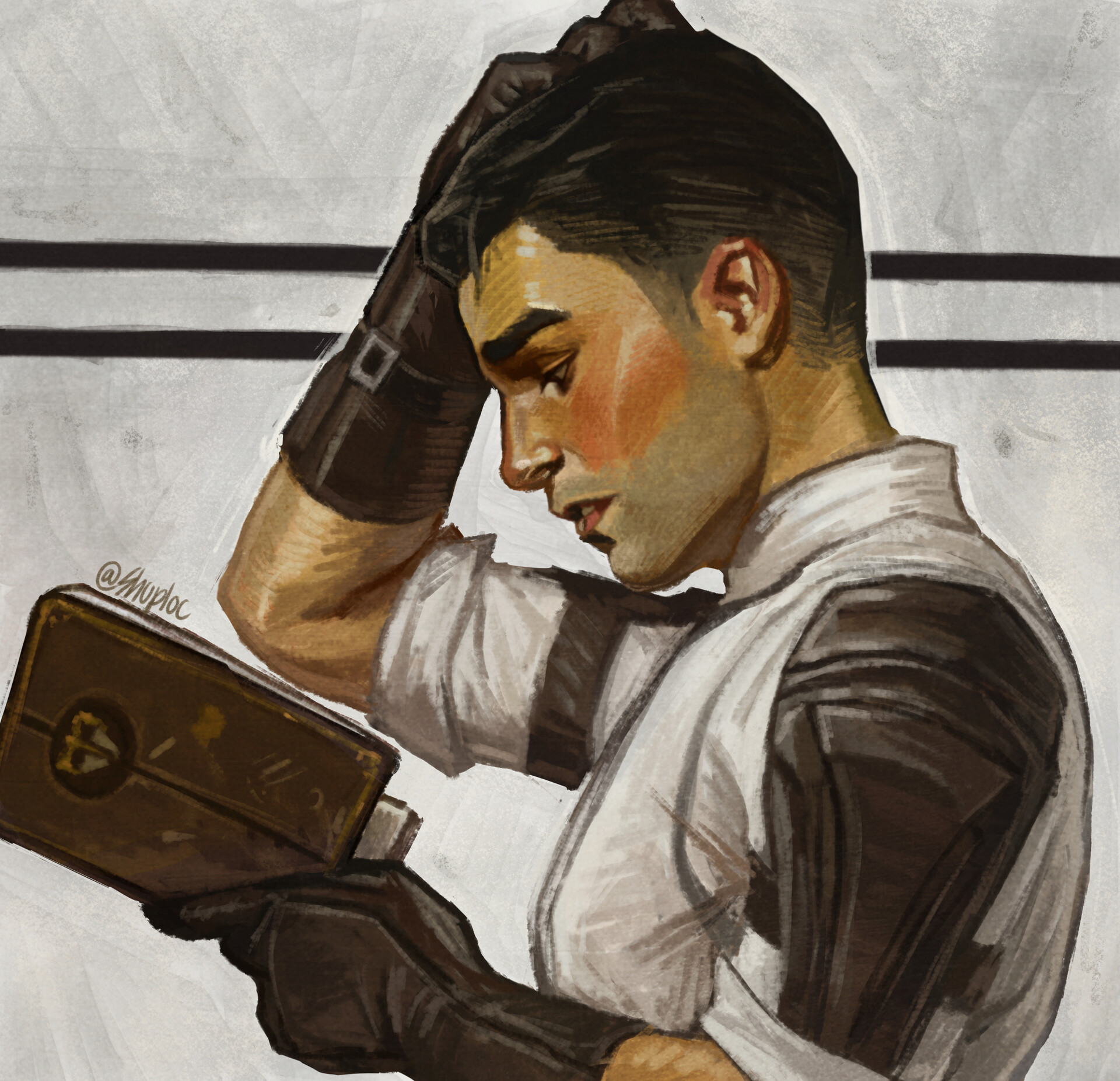 ArtStation - Jayce from Arcane (Leyendecker inspired)