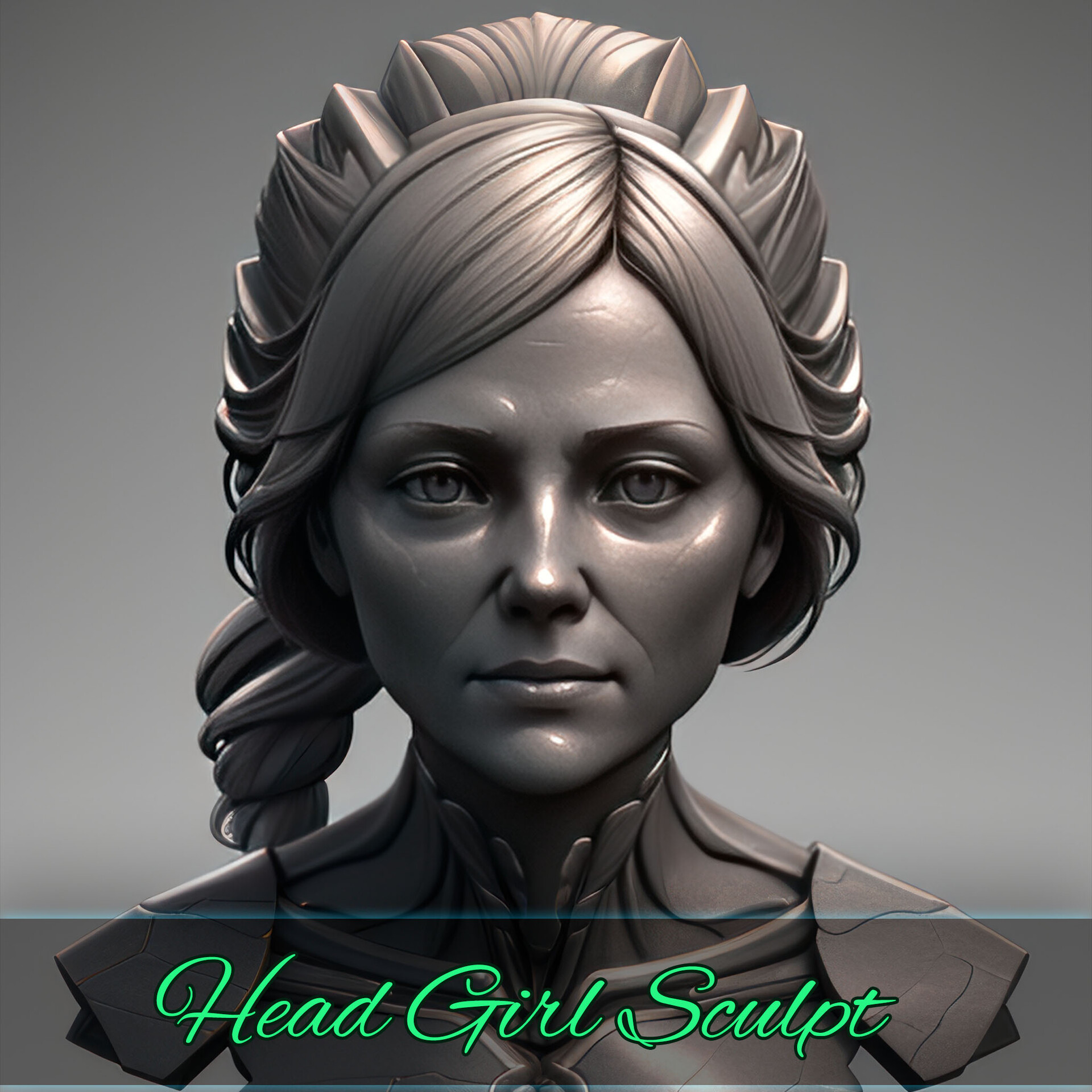 ArtStation - 300 Girl Head Sculpt Reference Pack _ 4k