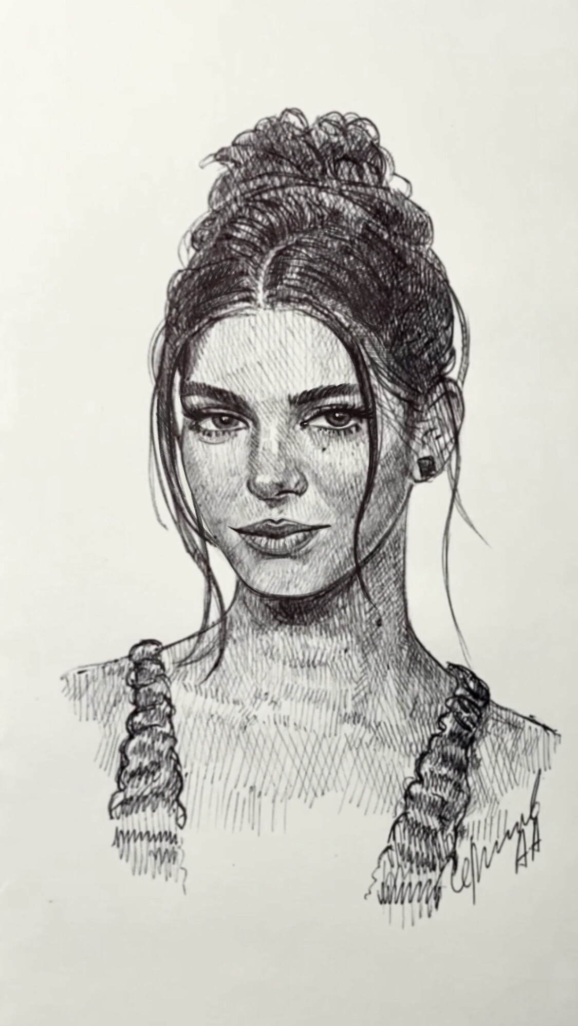 Kendall Jenner Picture Drawing  Drawing Skill