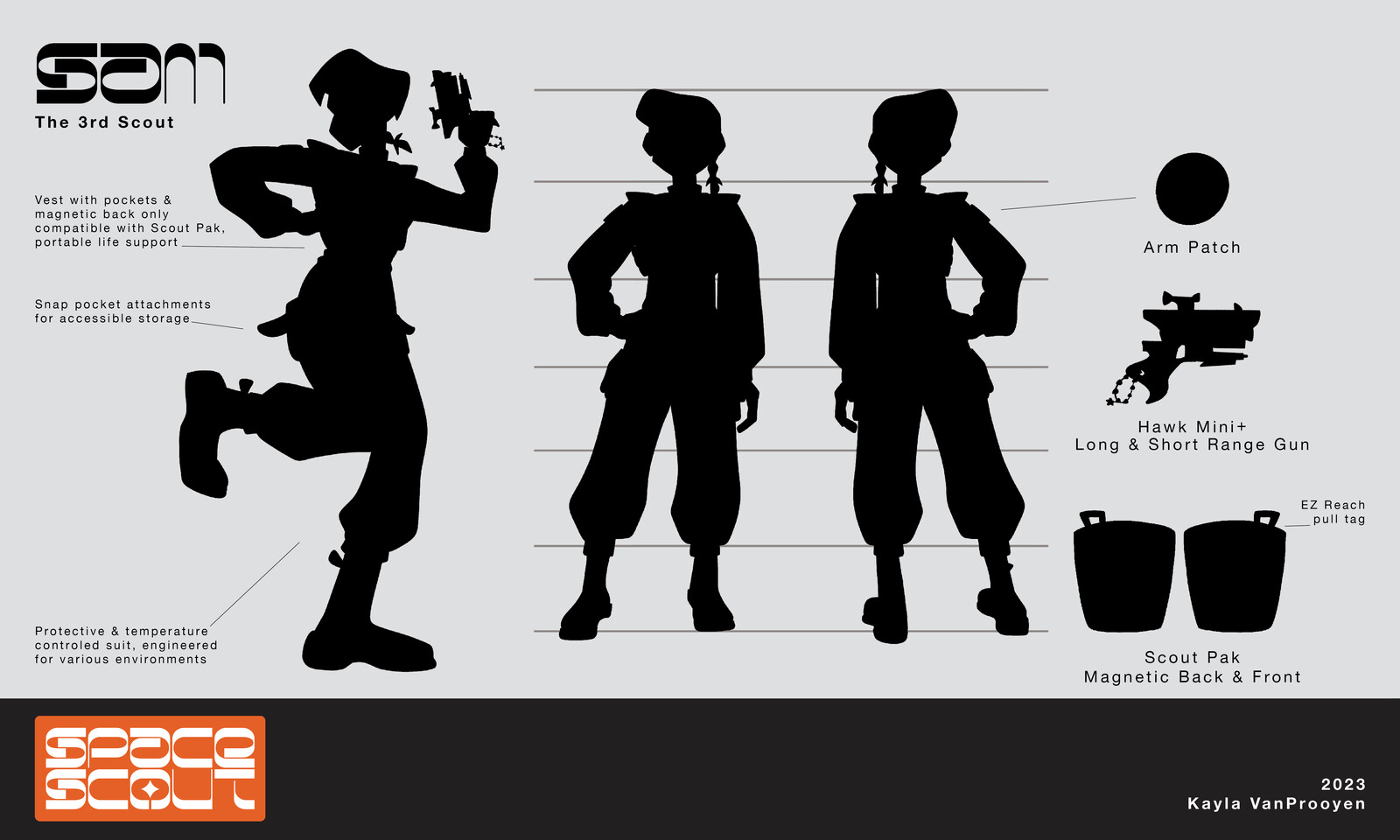 Sam silhouette.