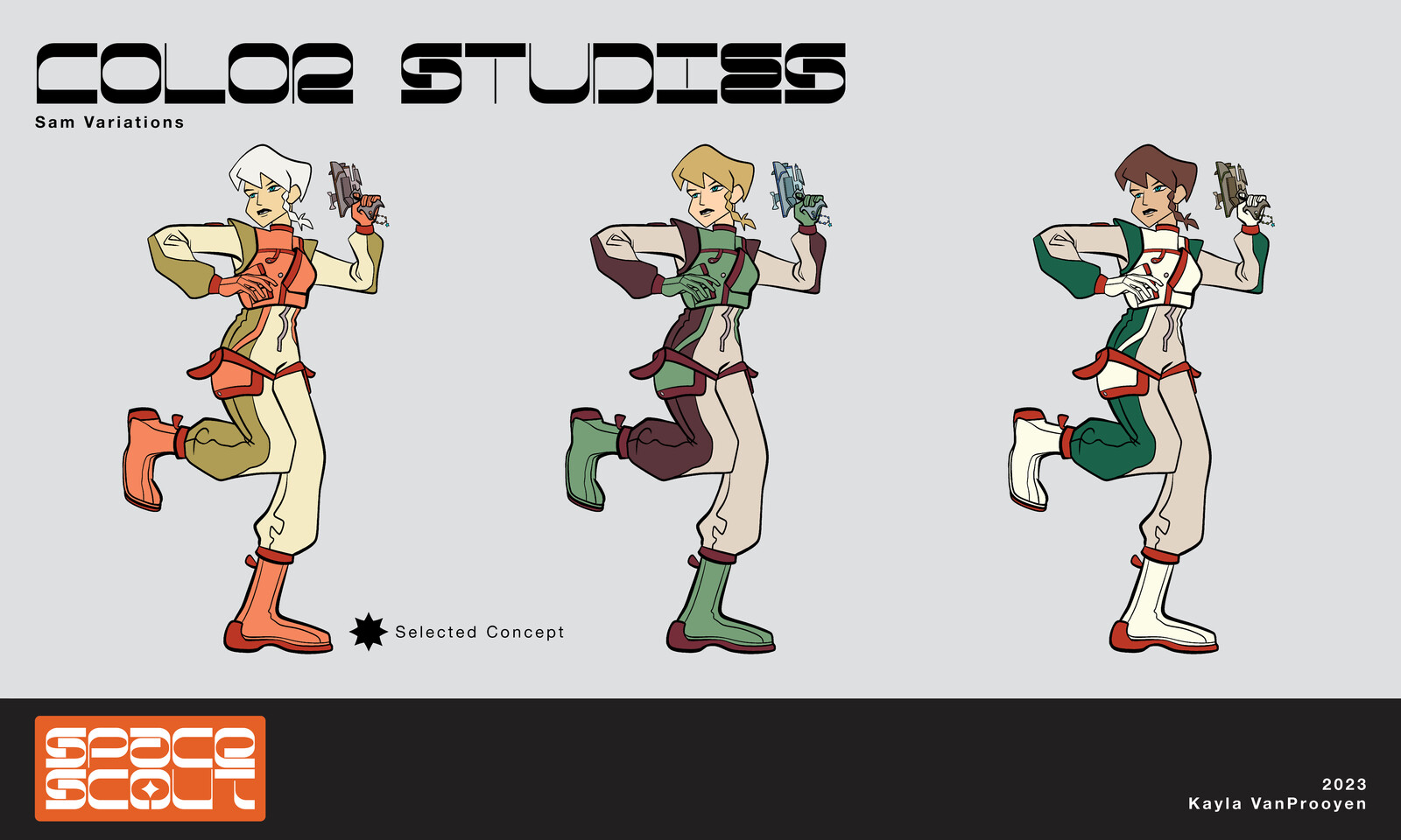 Sam color studies.
