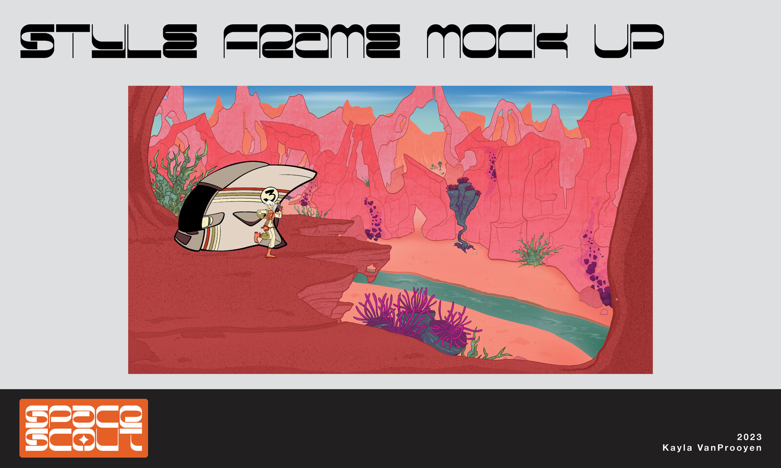 Style frame mock up.