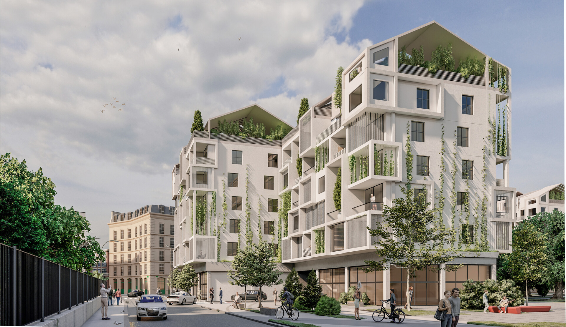 Aziret Tumenbaev Residential Complex in SaintDenis, Paris, France