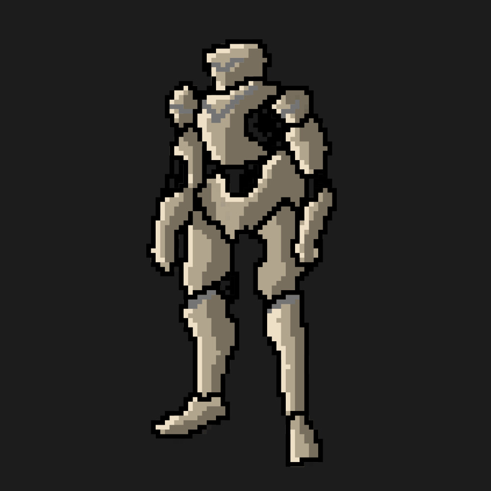 James Whitehead - Pixel art robot