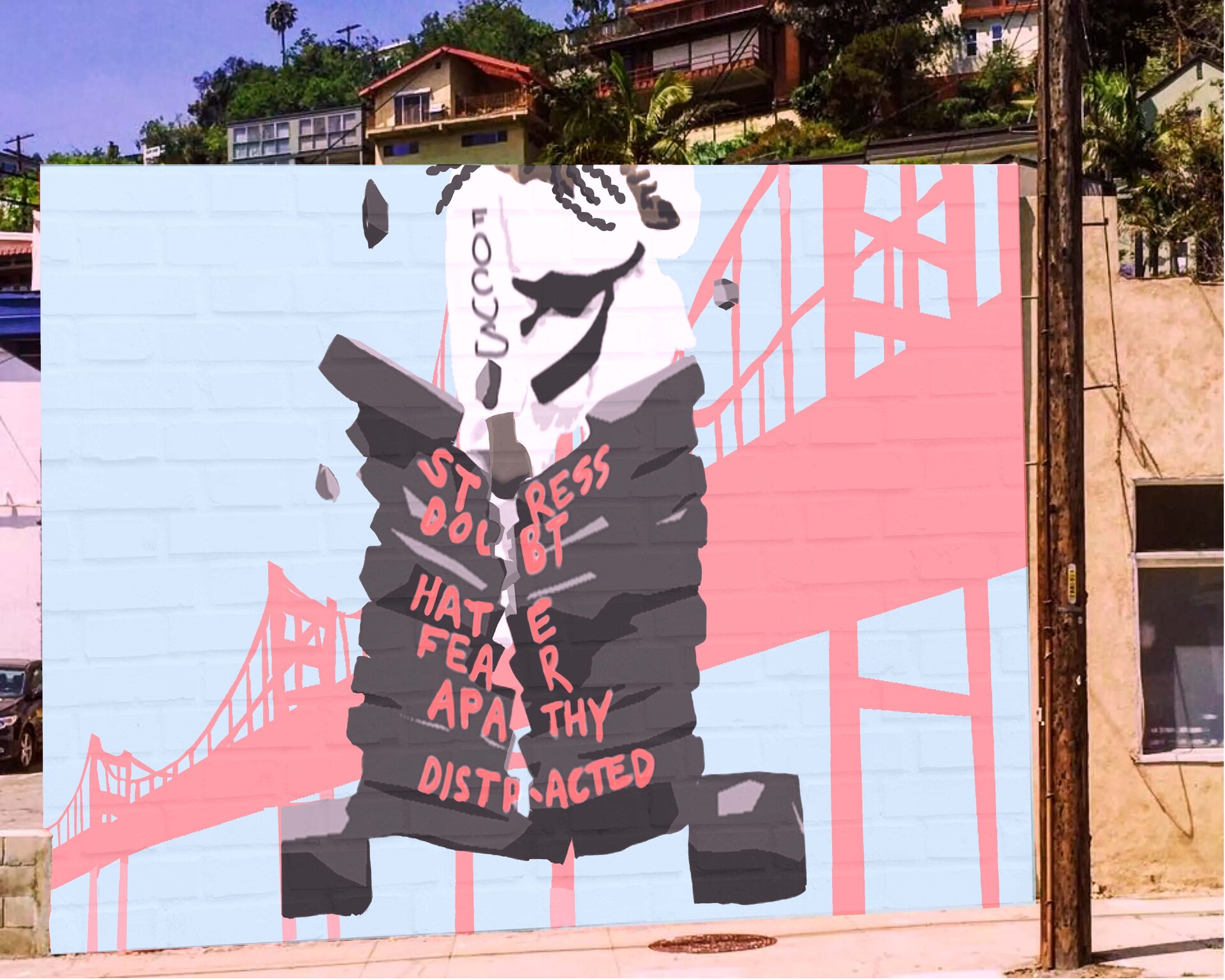 ArtStation Dojo mural project