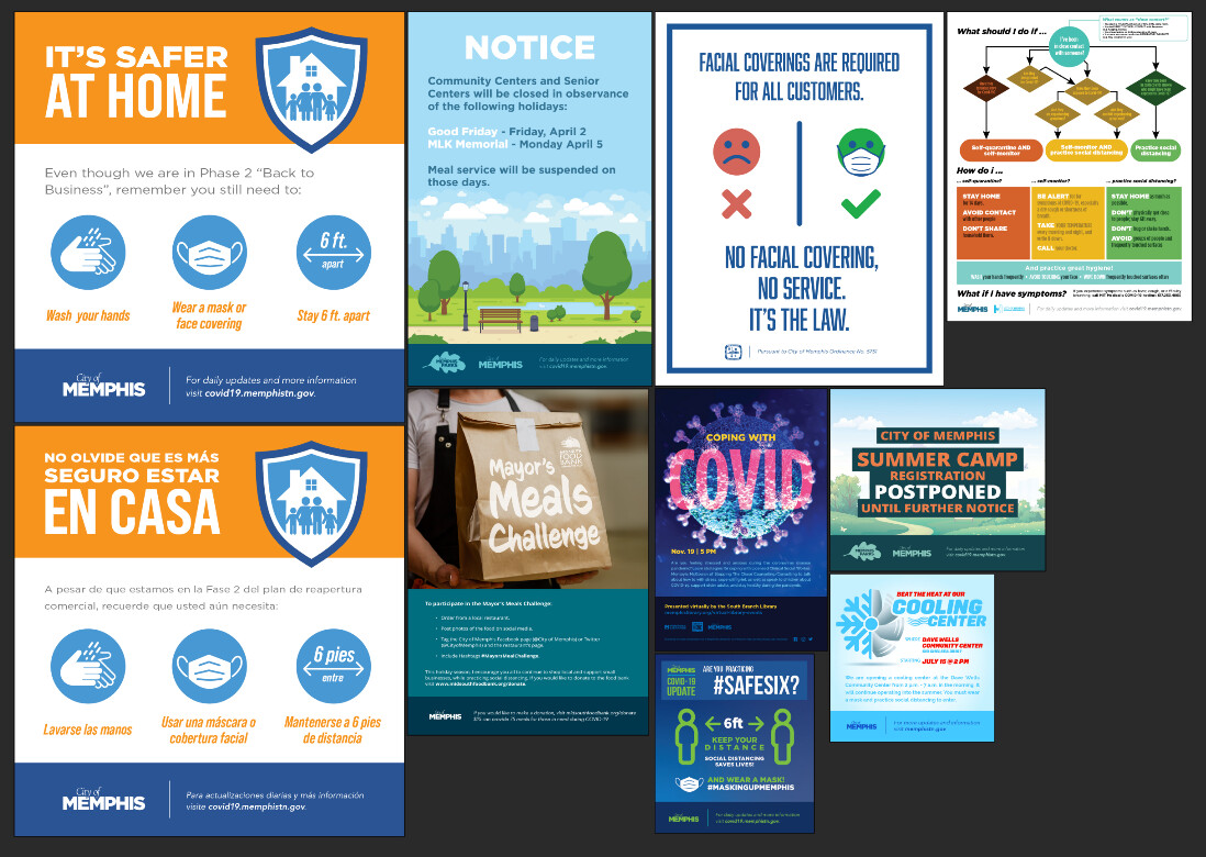 A selection of pandemic related notices