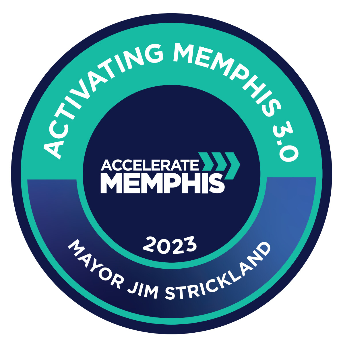 Accelerate Memphis Sidewalk Sticker