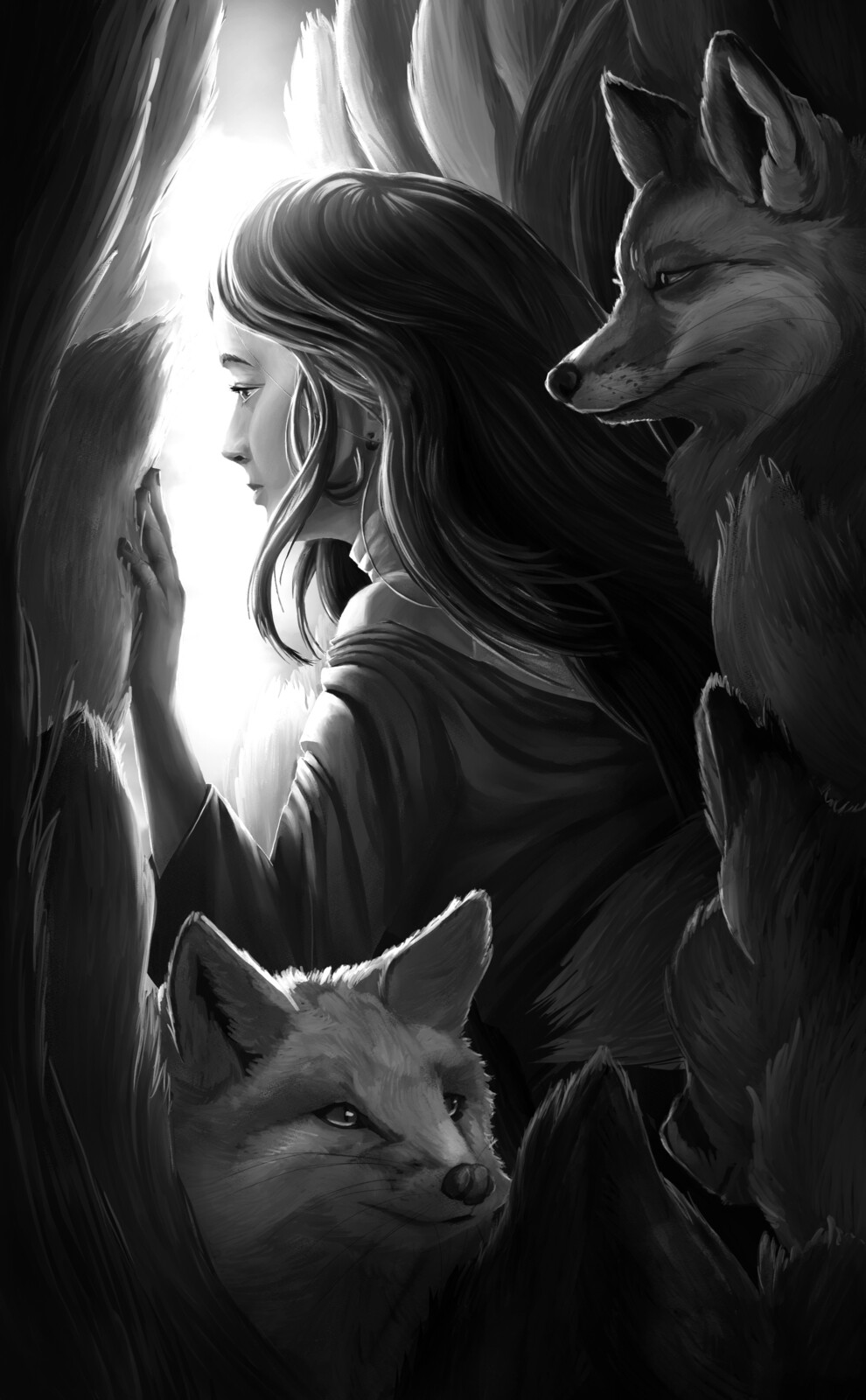 grayscale print