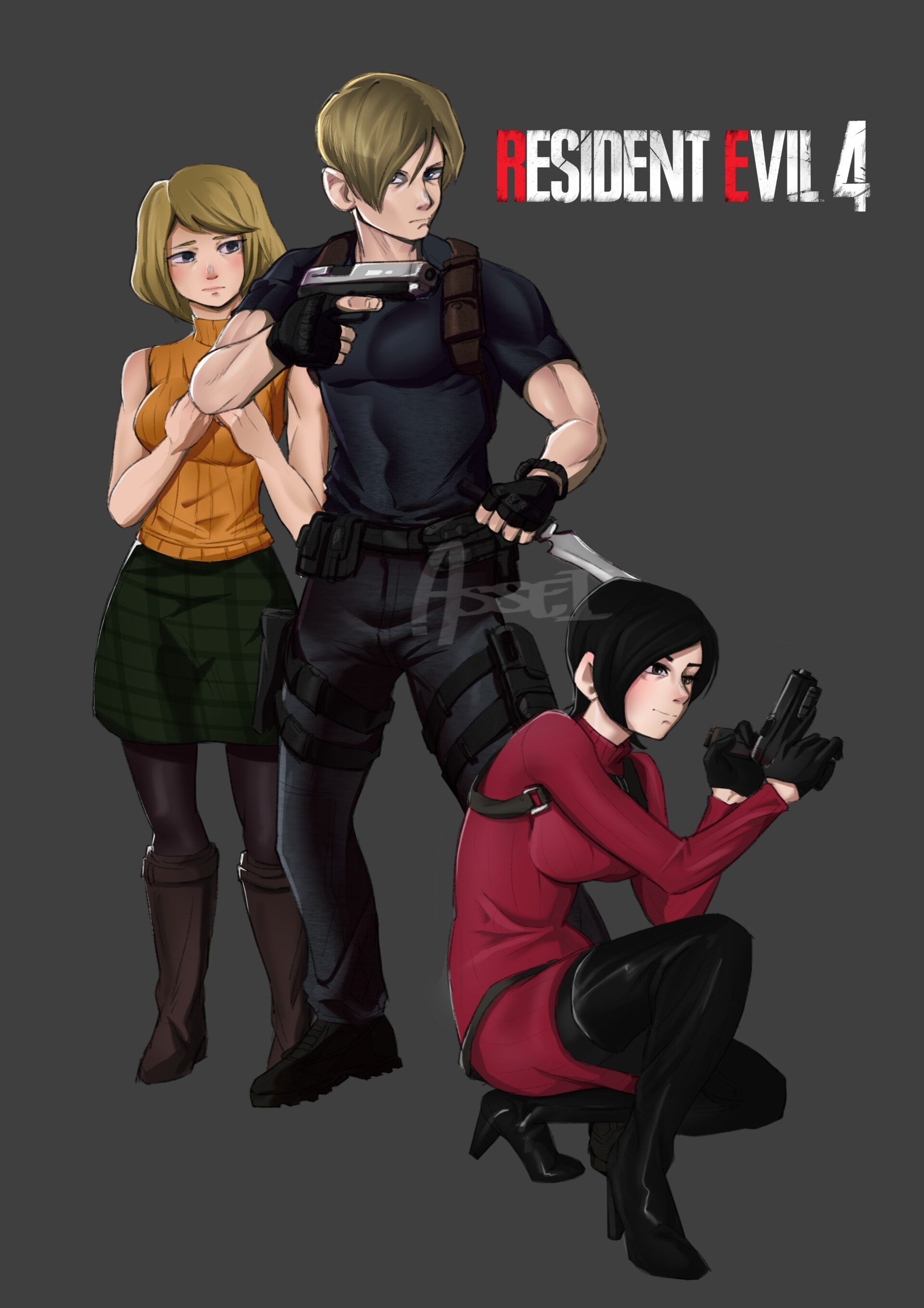 ArtStation - Leon and Ashley - Resident Evil 4