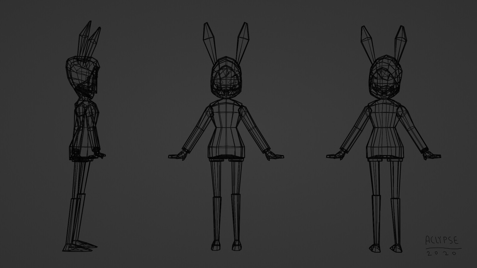 wireframe view