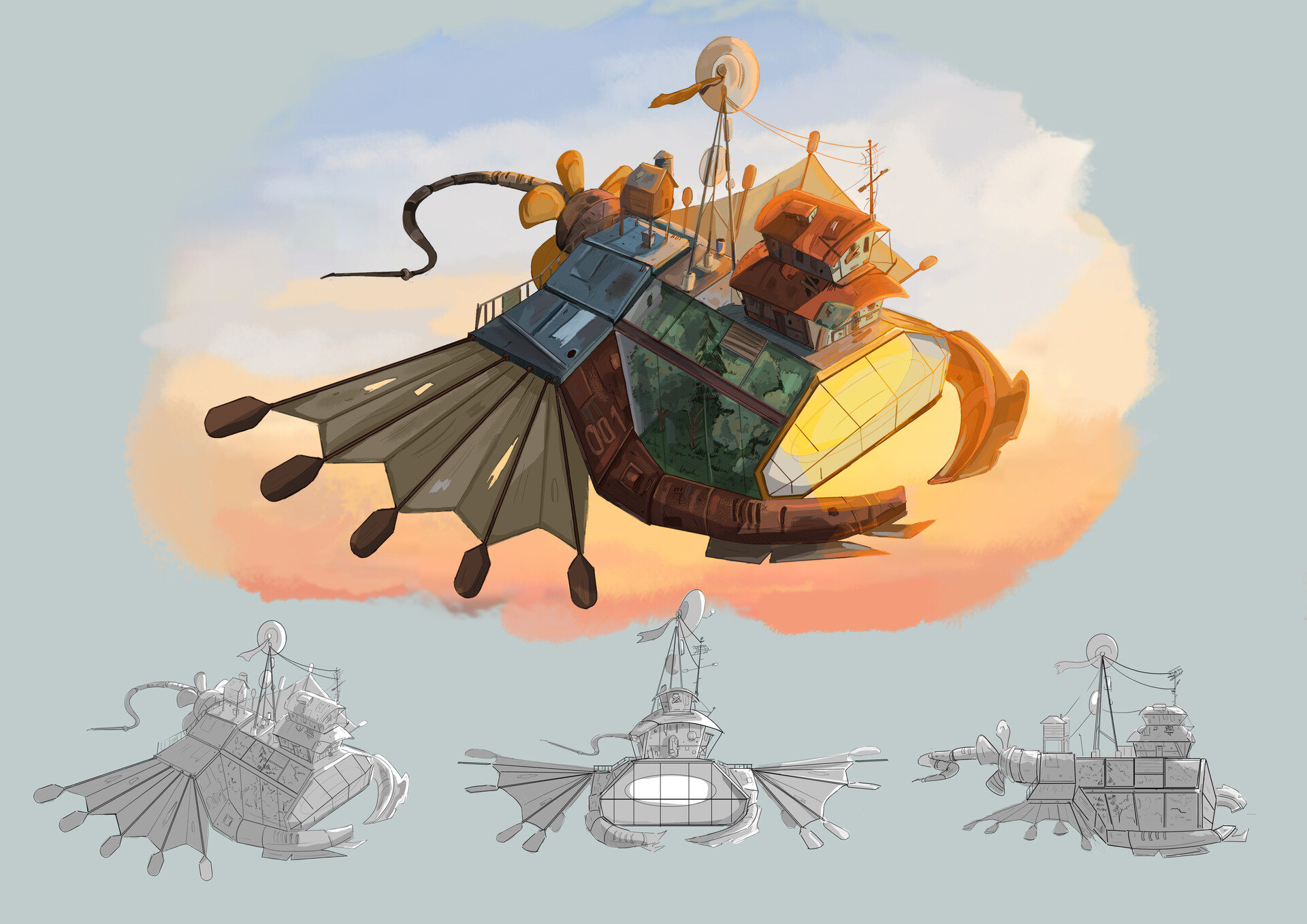 ArtStation - Maison Volante