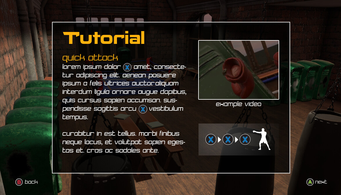 Tutorial Screen