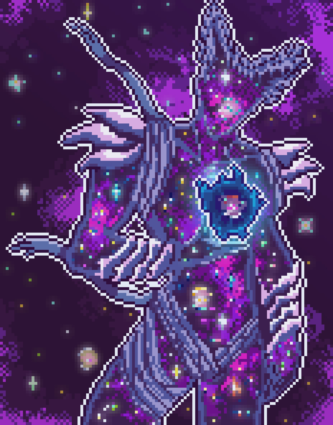 Cosmic garou character artwork