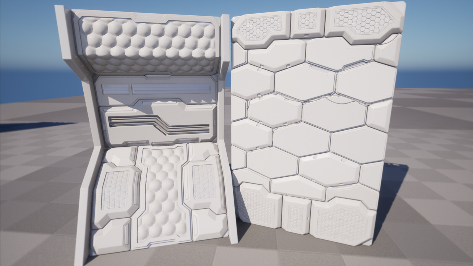 Simple material preview on Nanite meshes in UE5