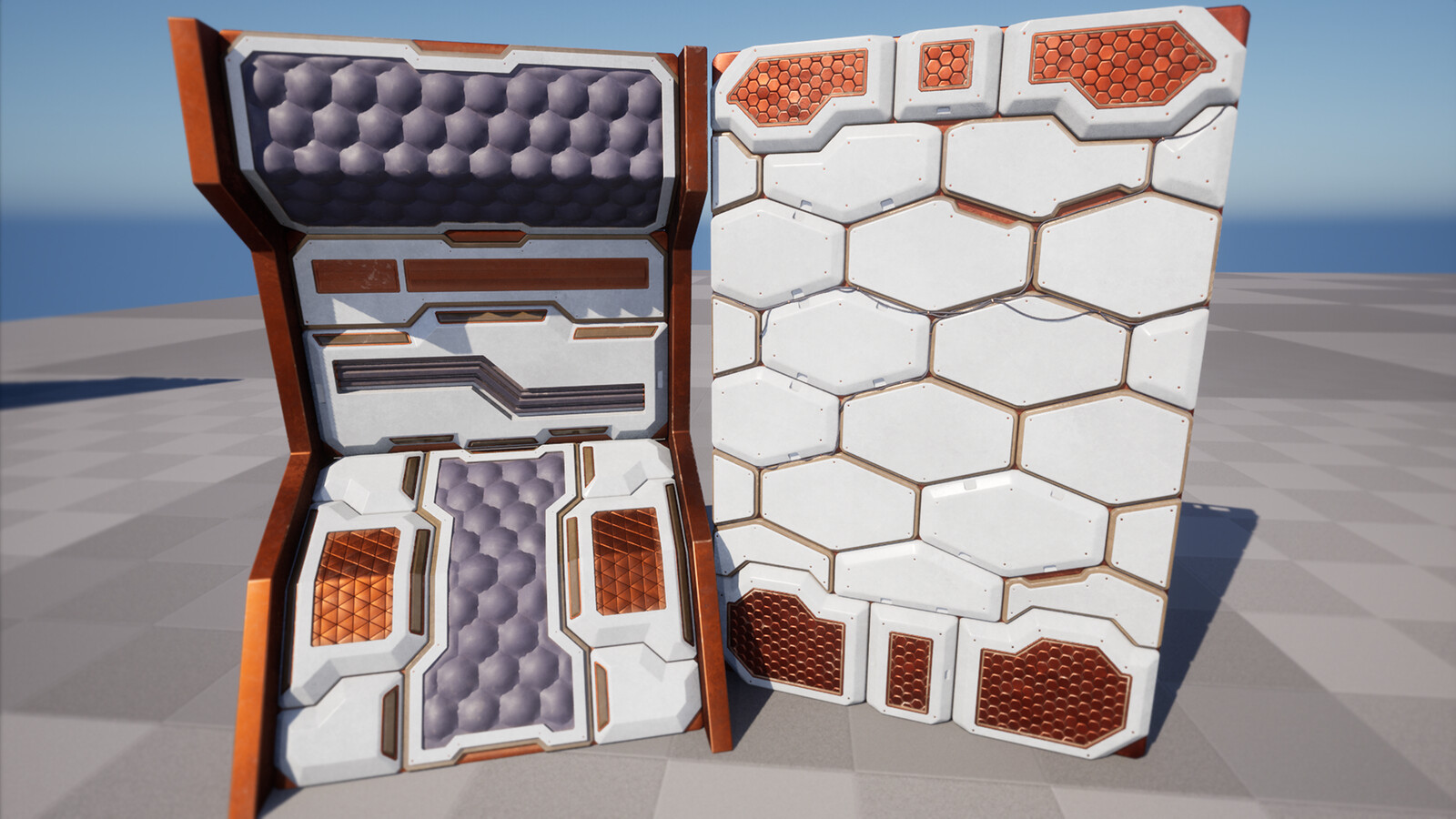 A couple material variations in Unreal