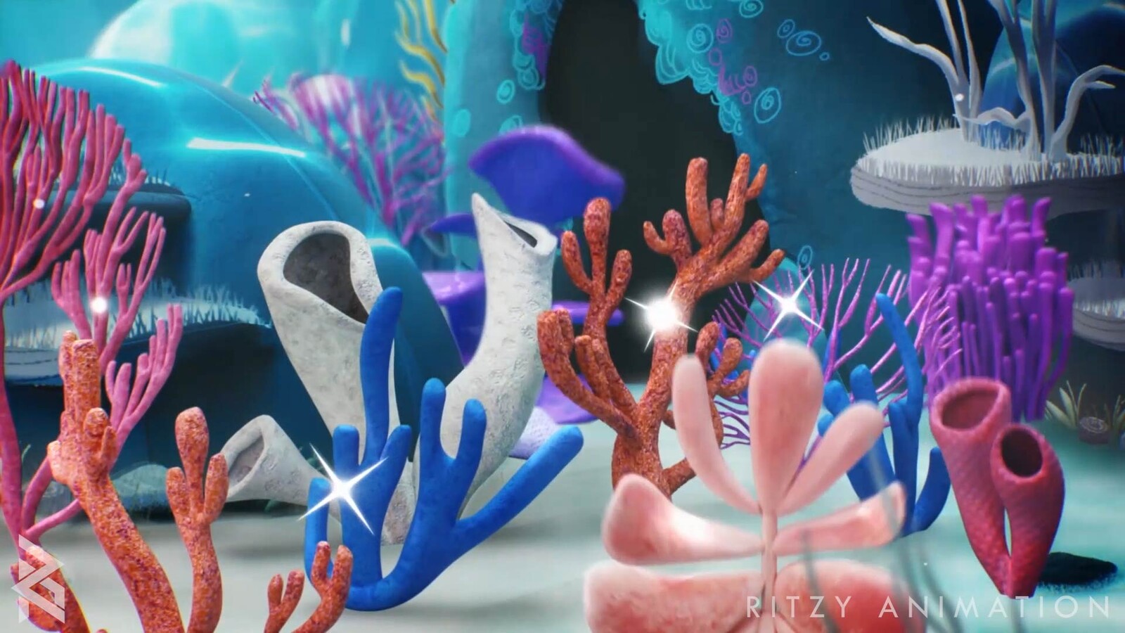 Coral Reef responsible for environment and prop modeling, texturing and lookdev