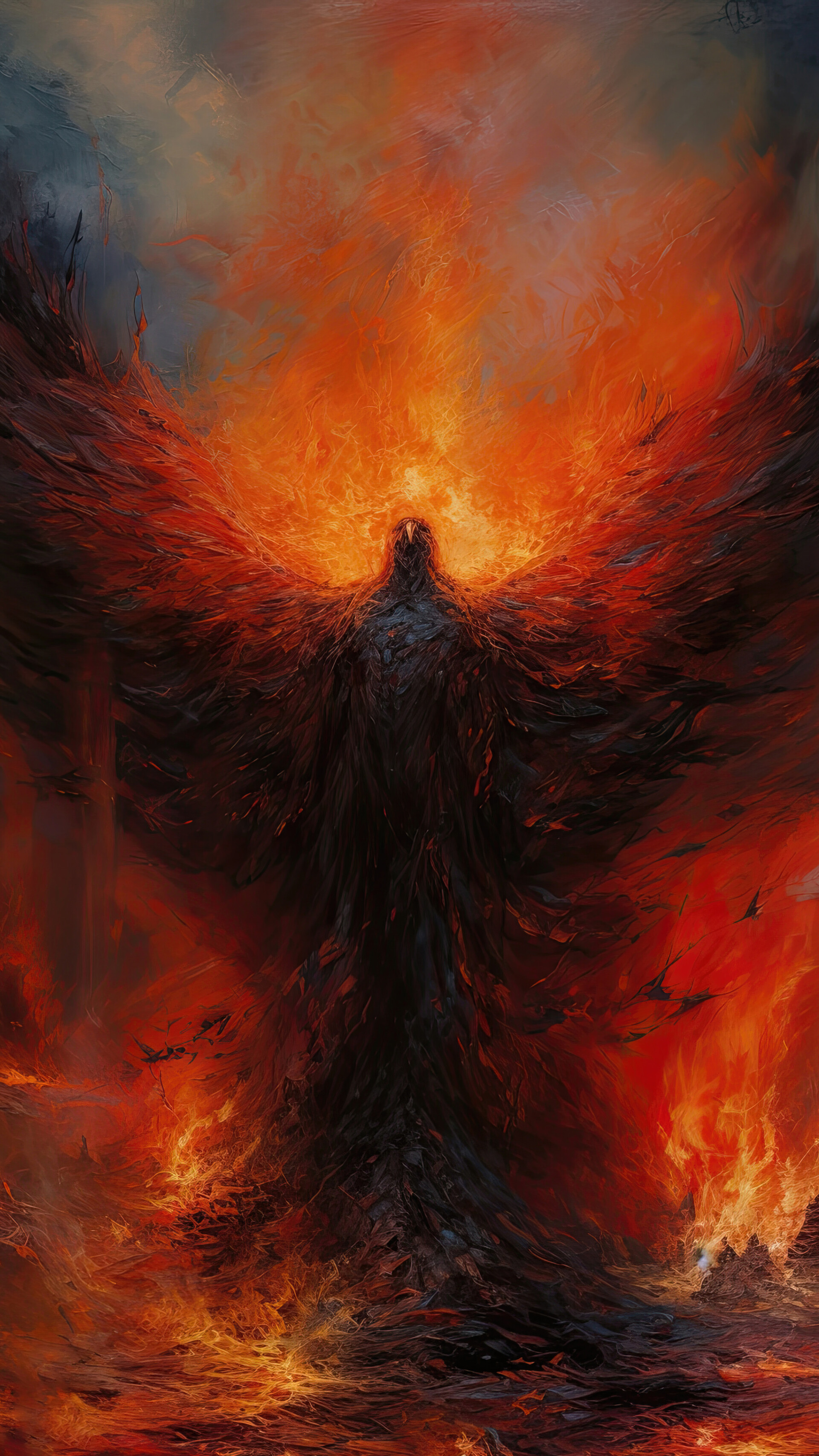 ArtStation - Fiery phoenix