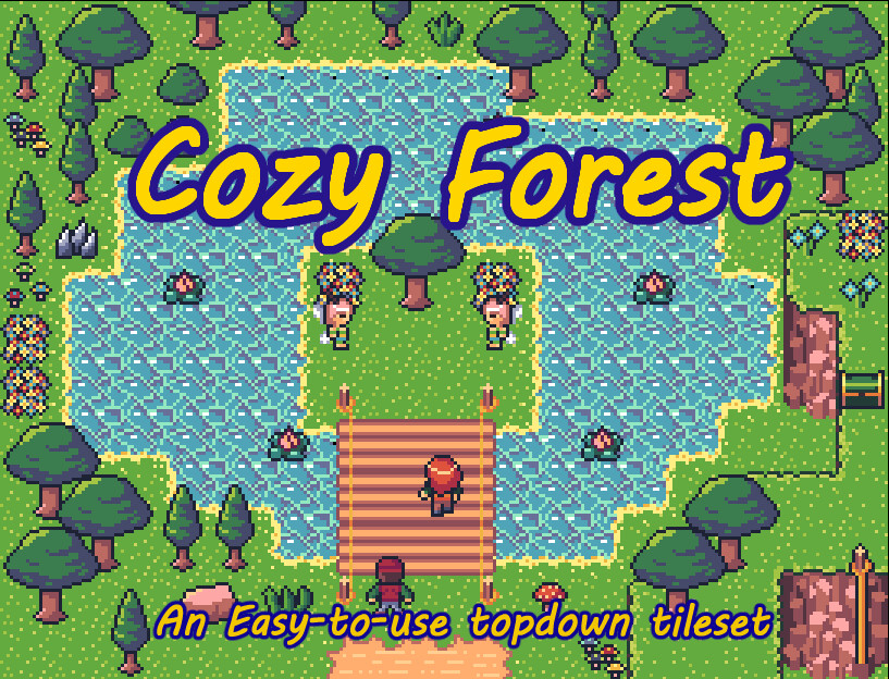 ArtStation - Cozy Forest Tileset