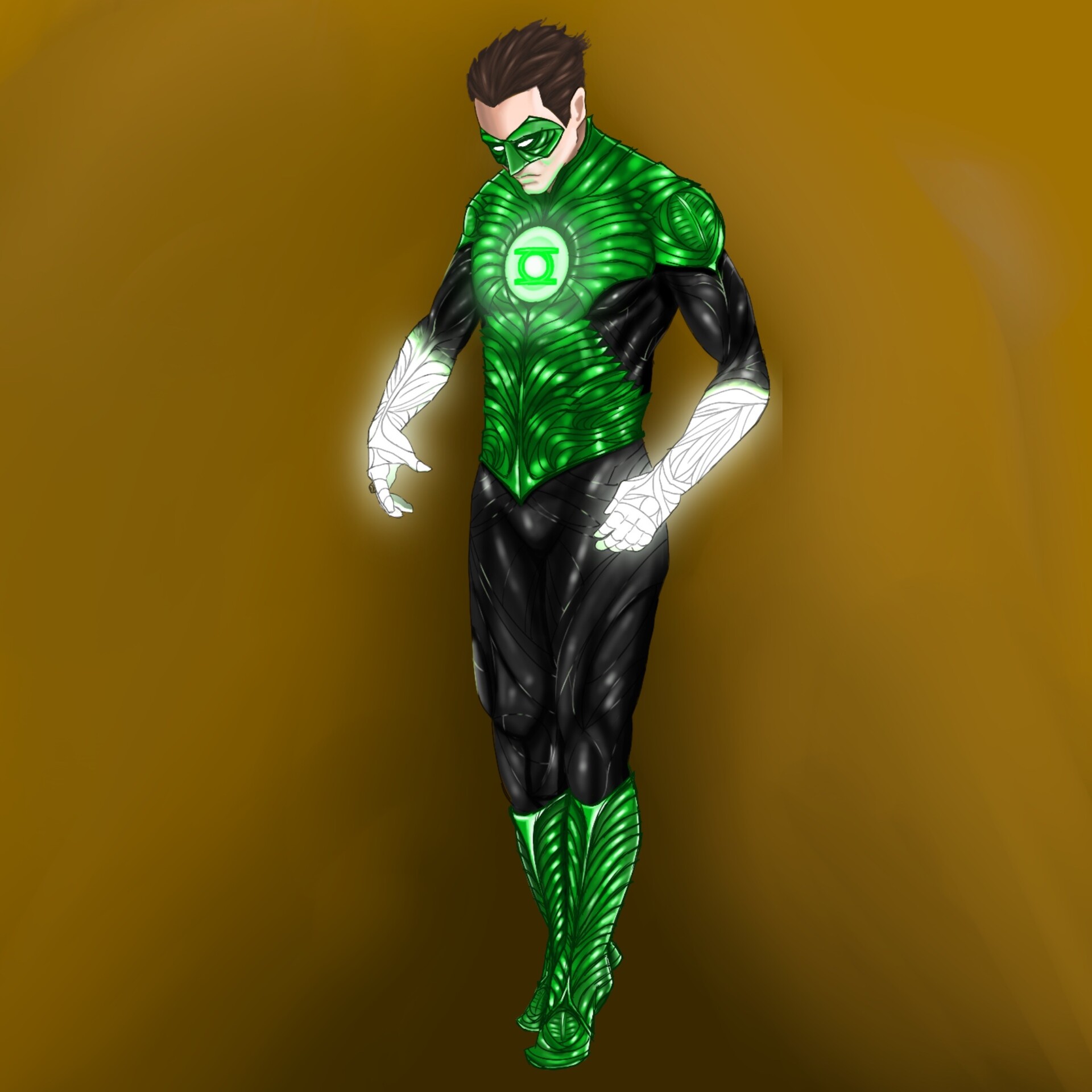 Green Lantern, in Chris McJunkin's Sketches Comic Art Gallery Room
