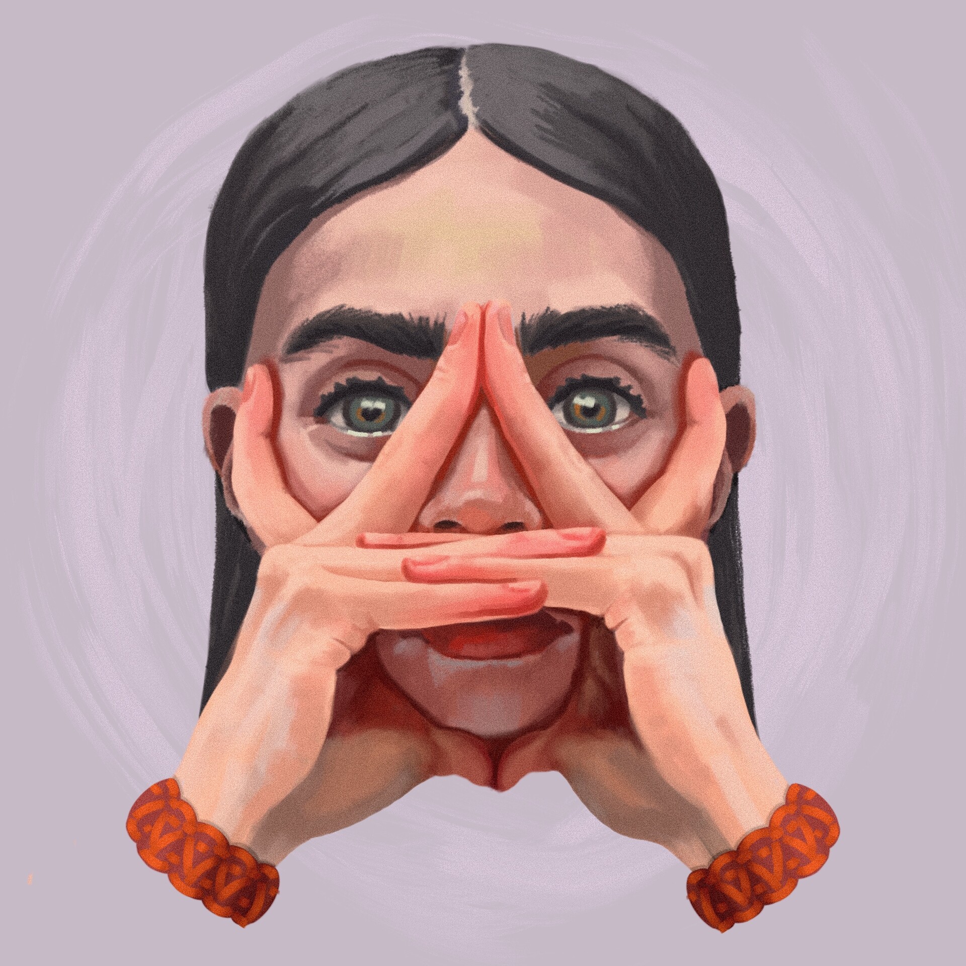 saieidos - Symbolic position of the hands