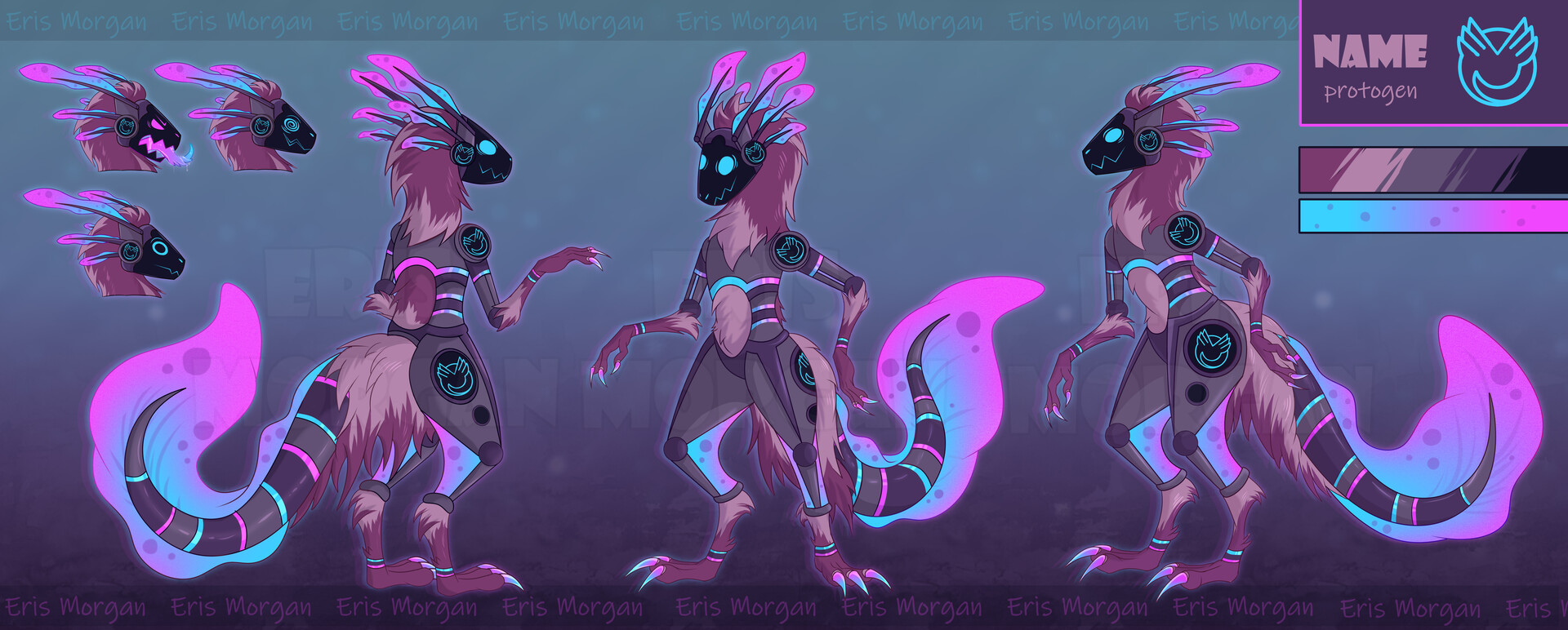 ArtStation - Adopt Protogen Axolotl Auction - CLOSED