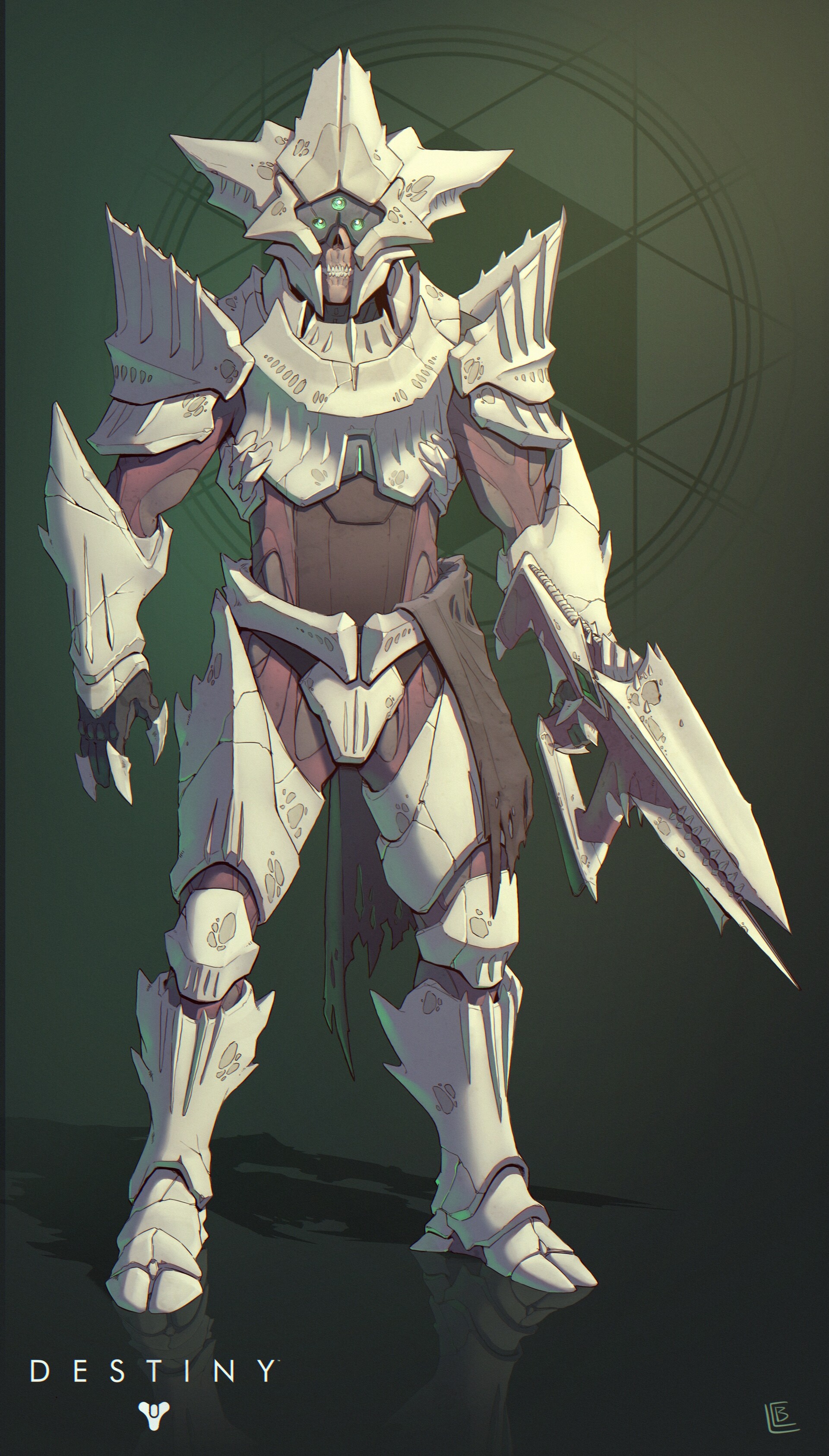 ArtStation - Hive knight Titan armor “fan art”