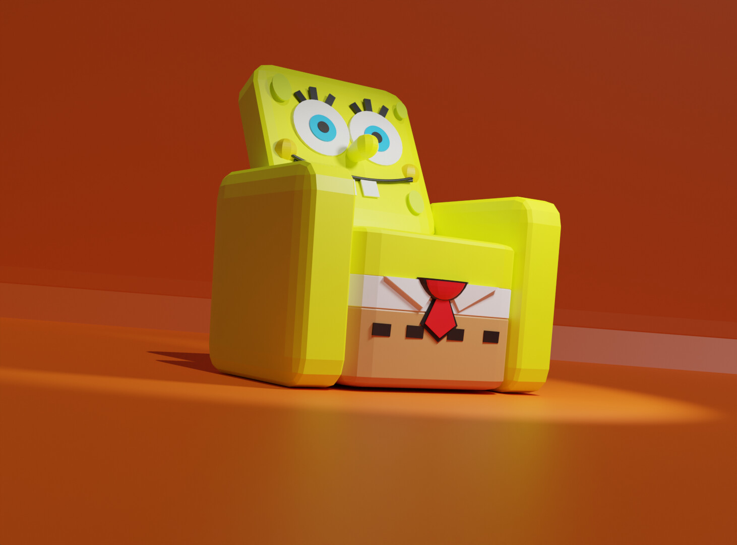 Spongebob on online a chair