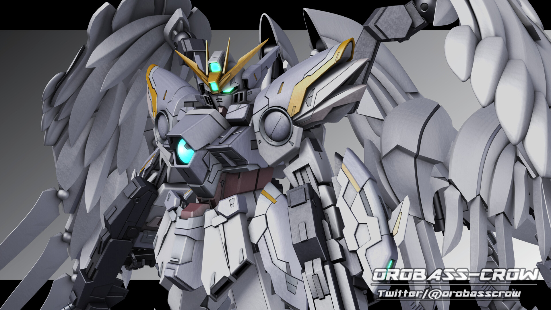 ArtStation - □3D MODEL□ XXXG-00YSW【WING GUNDAM SNOW WHITE PRELUDE】