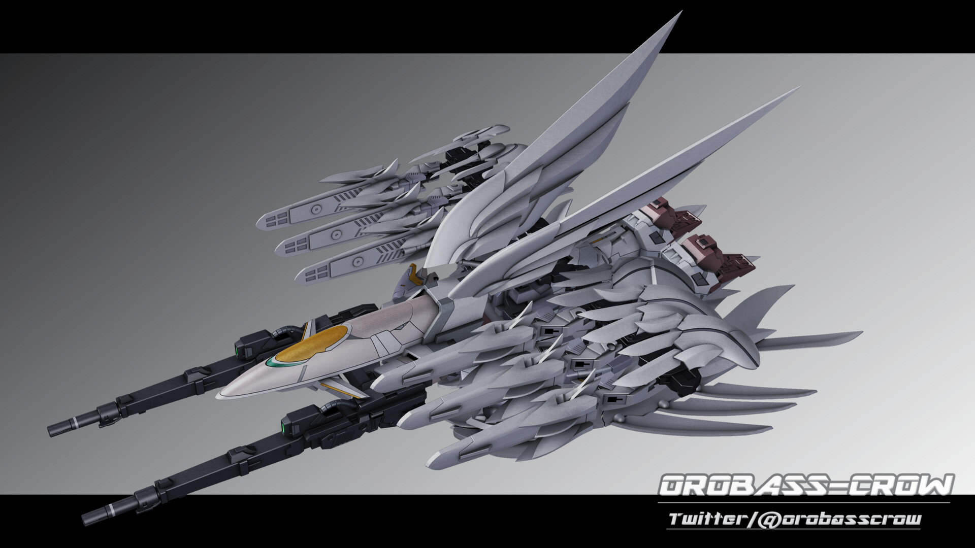 ArtStation - □3D MODEL□ XXXG-00YSW【WING GUNDAM SNOW WHITE PRELUDE】