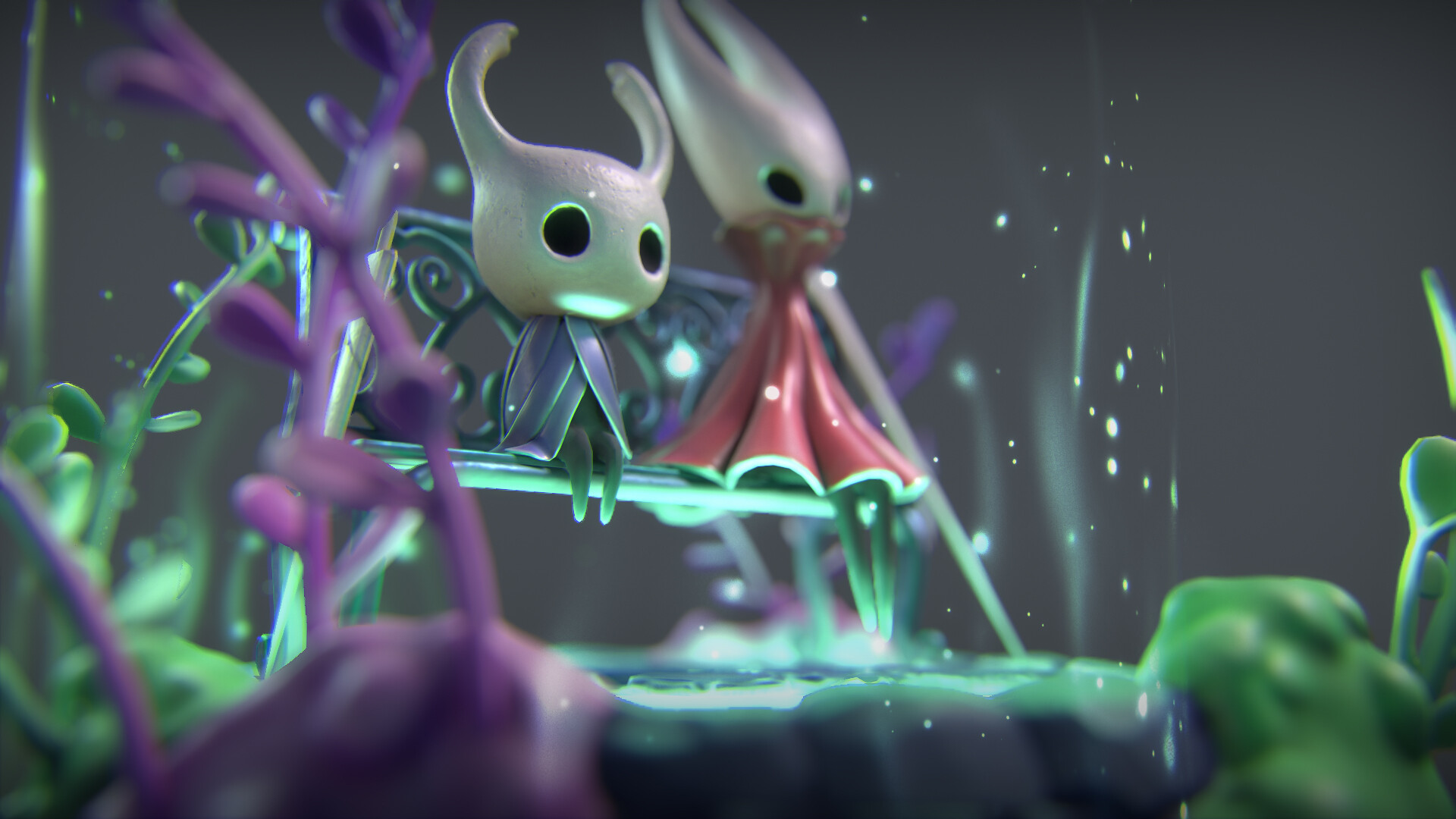 Meeting Hornet. Rendered in Garry's Mod with the help of Photoshop :  r/HollowKnight