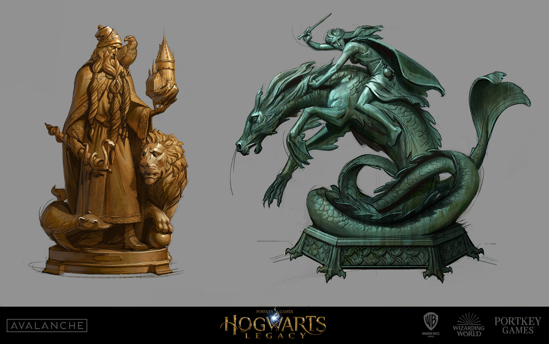 ArtStation Hogwarts Legacy Statue Designs
