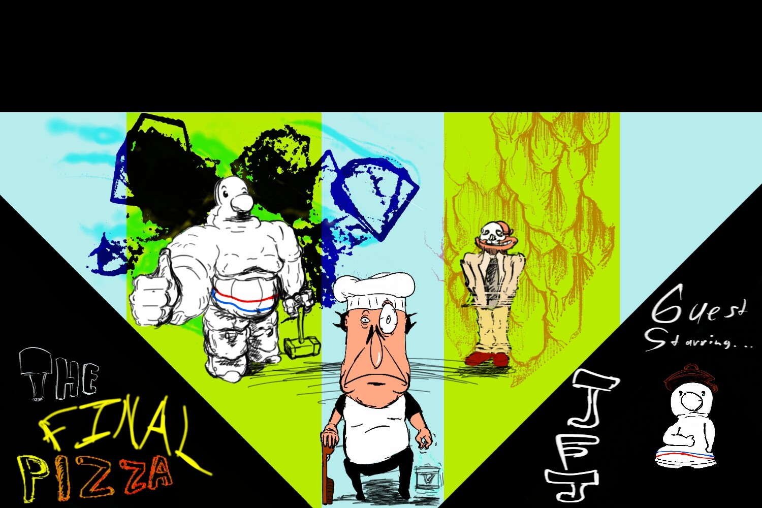 Tony zamora pizza tower fan title cards