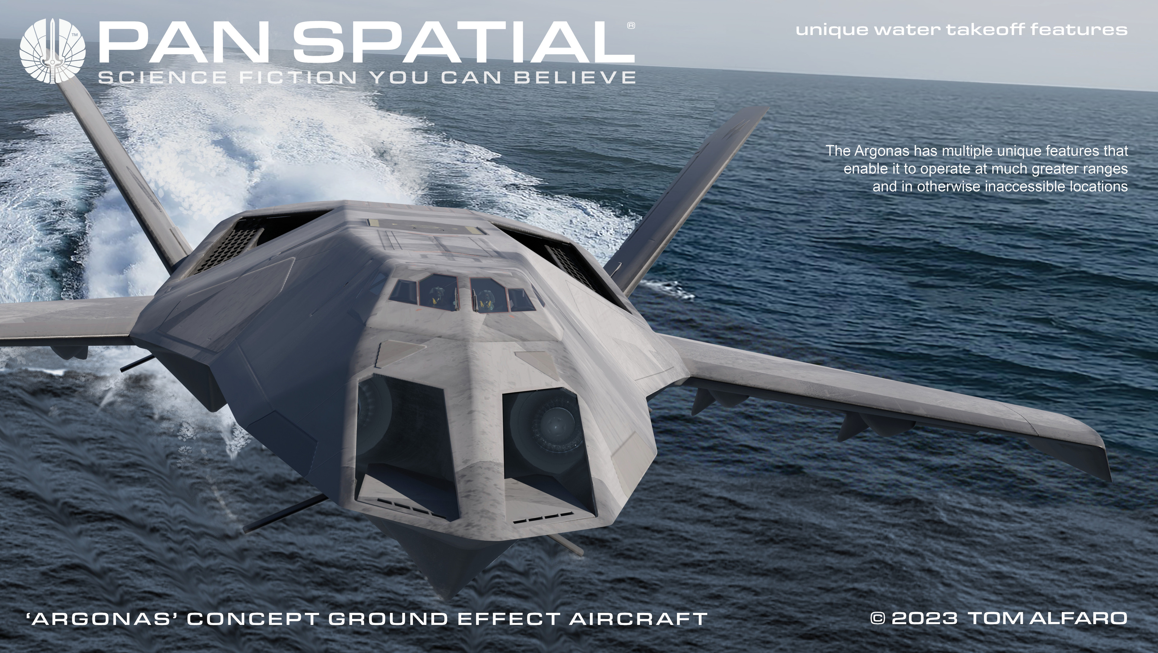 PAN SPATIAL Aerospace Concept Design - Argonas Concept Ground Effect ...