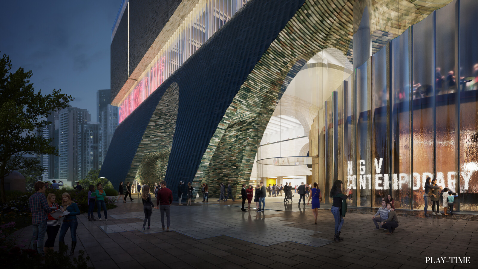 New Contemporary Art Gallery designed by Wardle. Images by PLAY-TIME Barcelona.