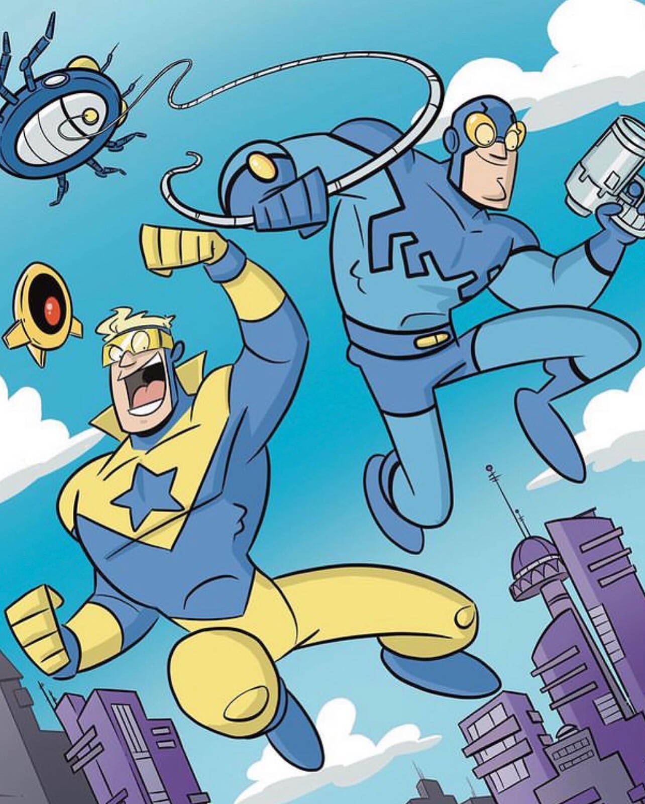 Booster Gold and Blue Beetle