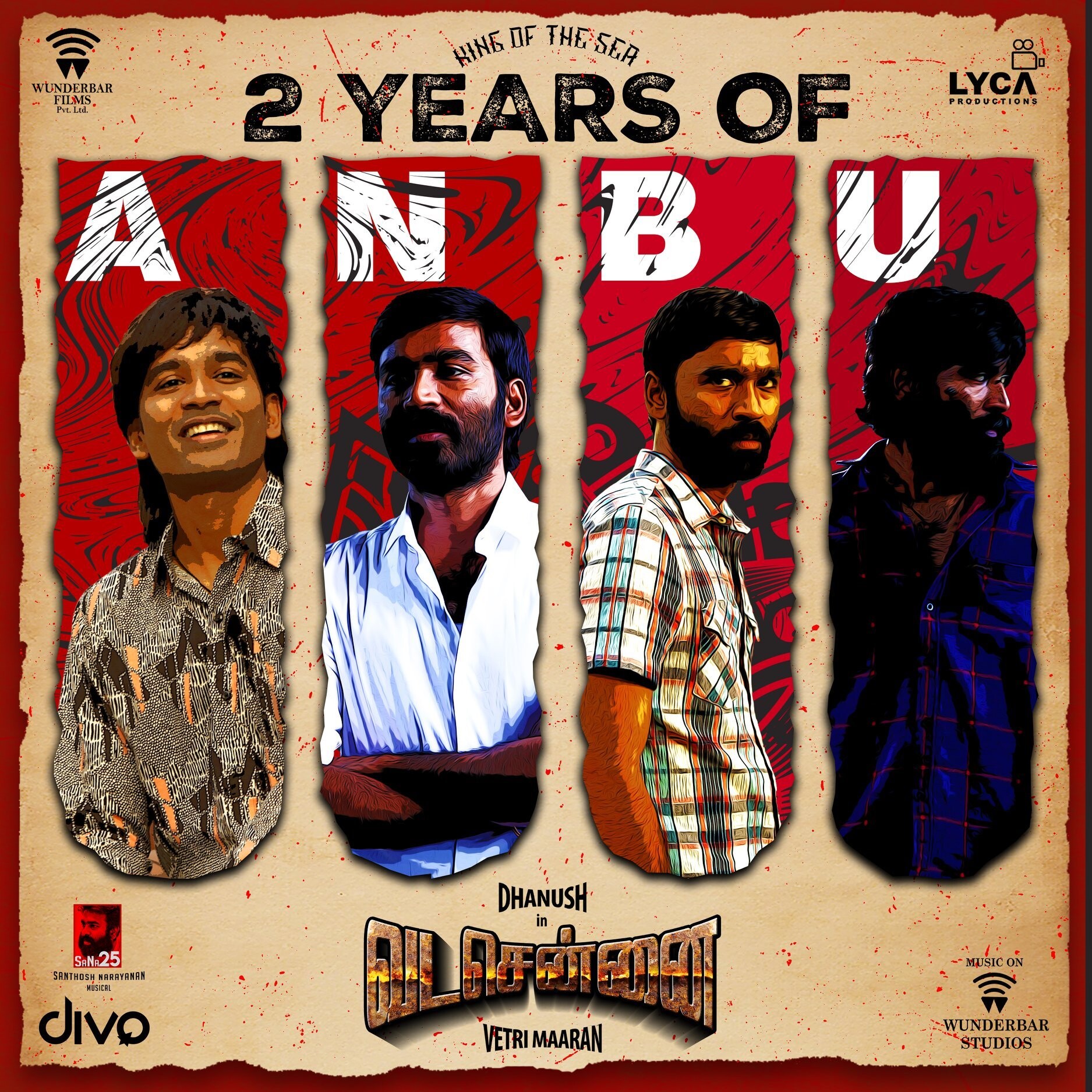 ArtStation 2 Years of Vada Chennai Movie Poster