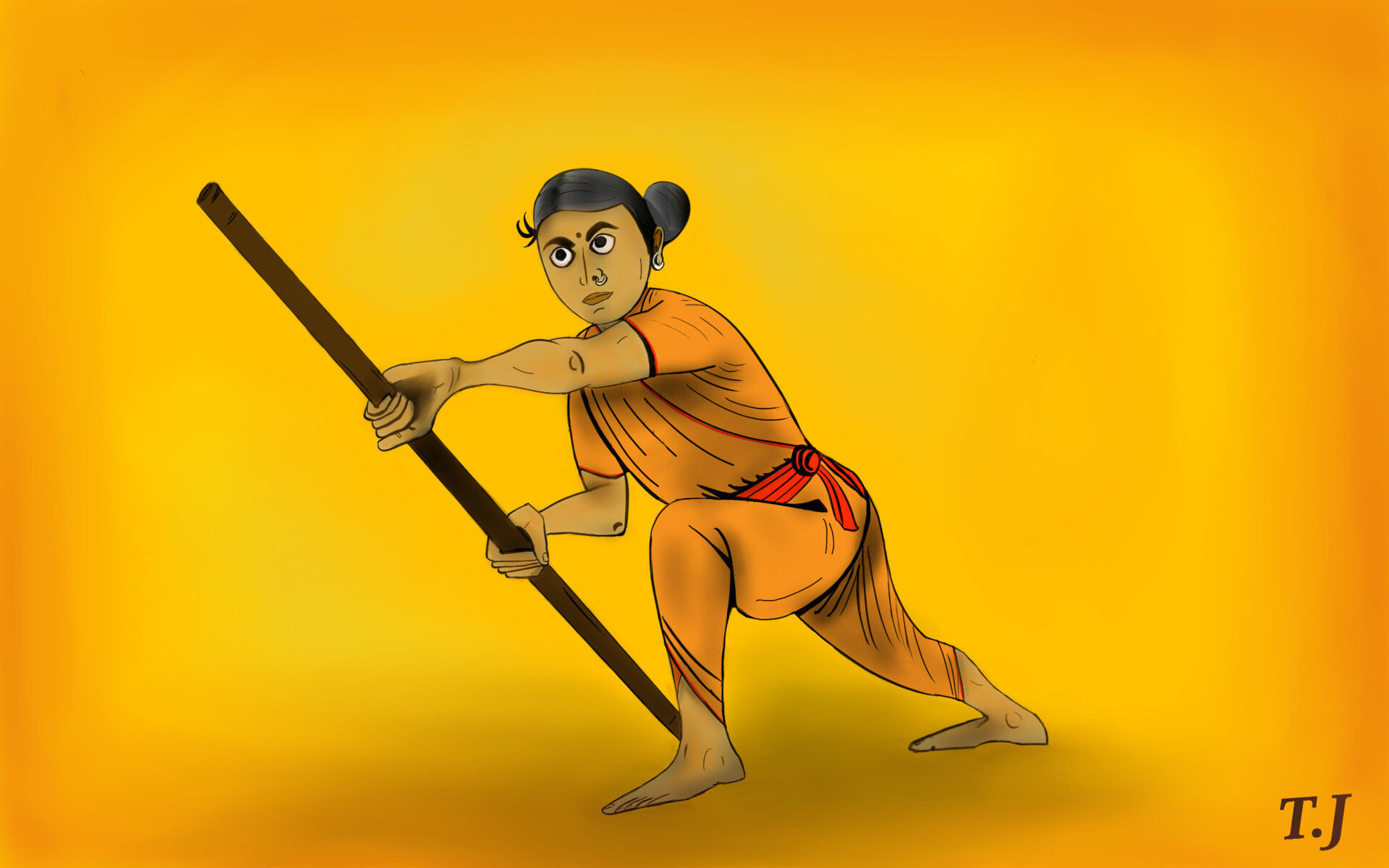 ArtStation kalaripayattu