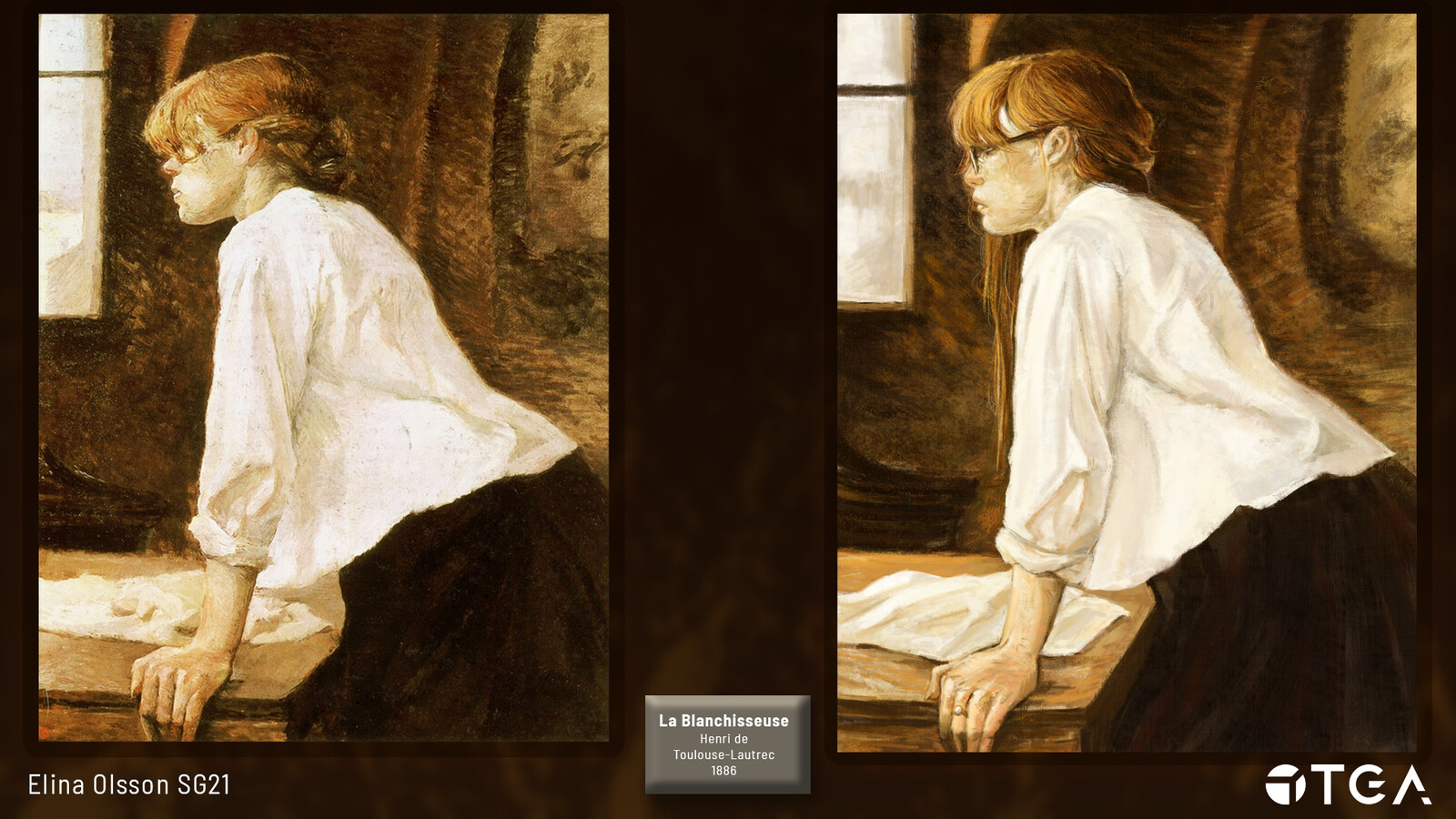 Paraphrase with self potrait