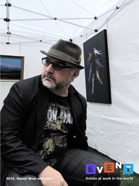 Exhibiting at Queen West ART crawl 2010.