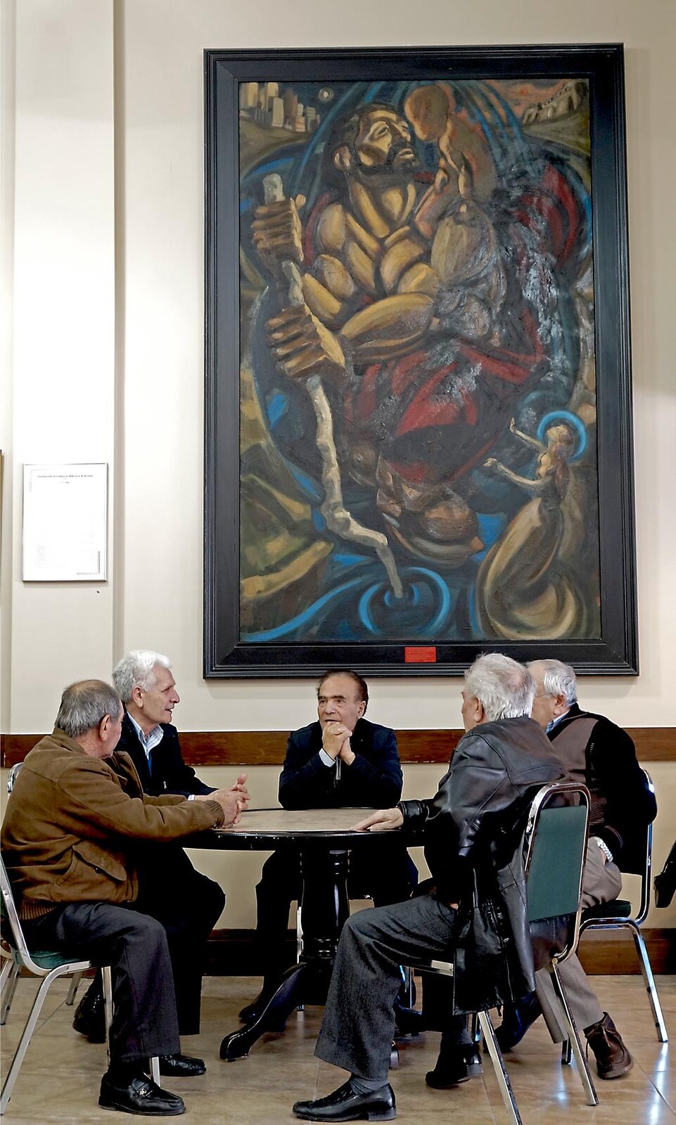 2010, Delia Social Cultural Club.
4300 Steeles Ave, west. Toronto. The painting THE SPIRIT OF DISCOVERY is part of the permanent collection.