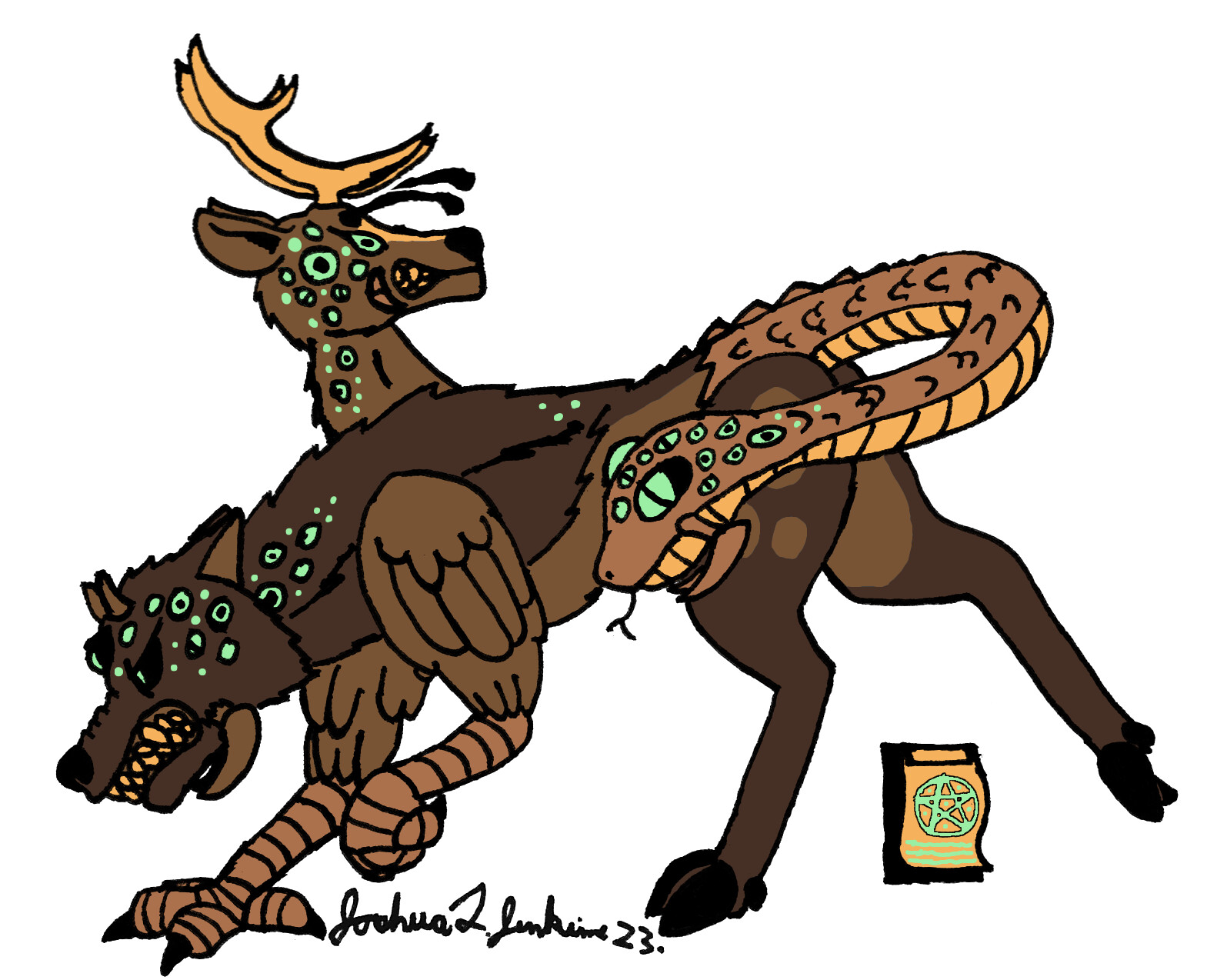 ArtStation Inscryption Fan Creature Amalgam Chimera