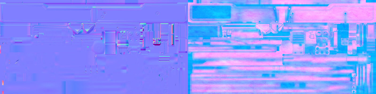 Panel Texture Set: Normals, DET