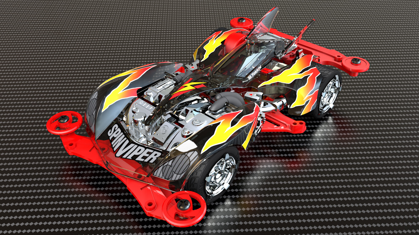 ArtStation - Mini 4wd-Spin Viper