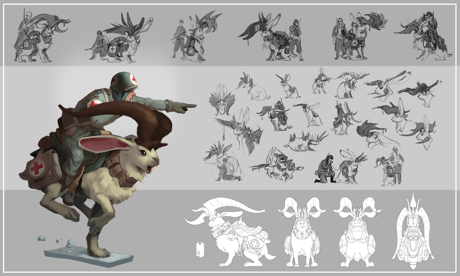 World War 2 Fantasy - Jackalope