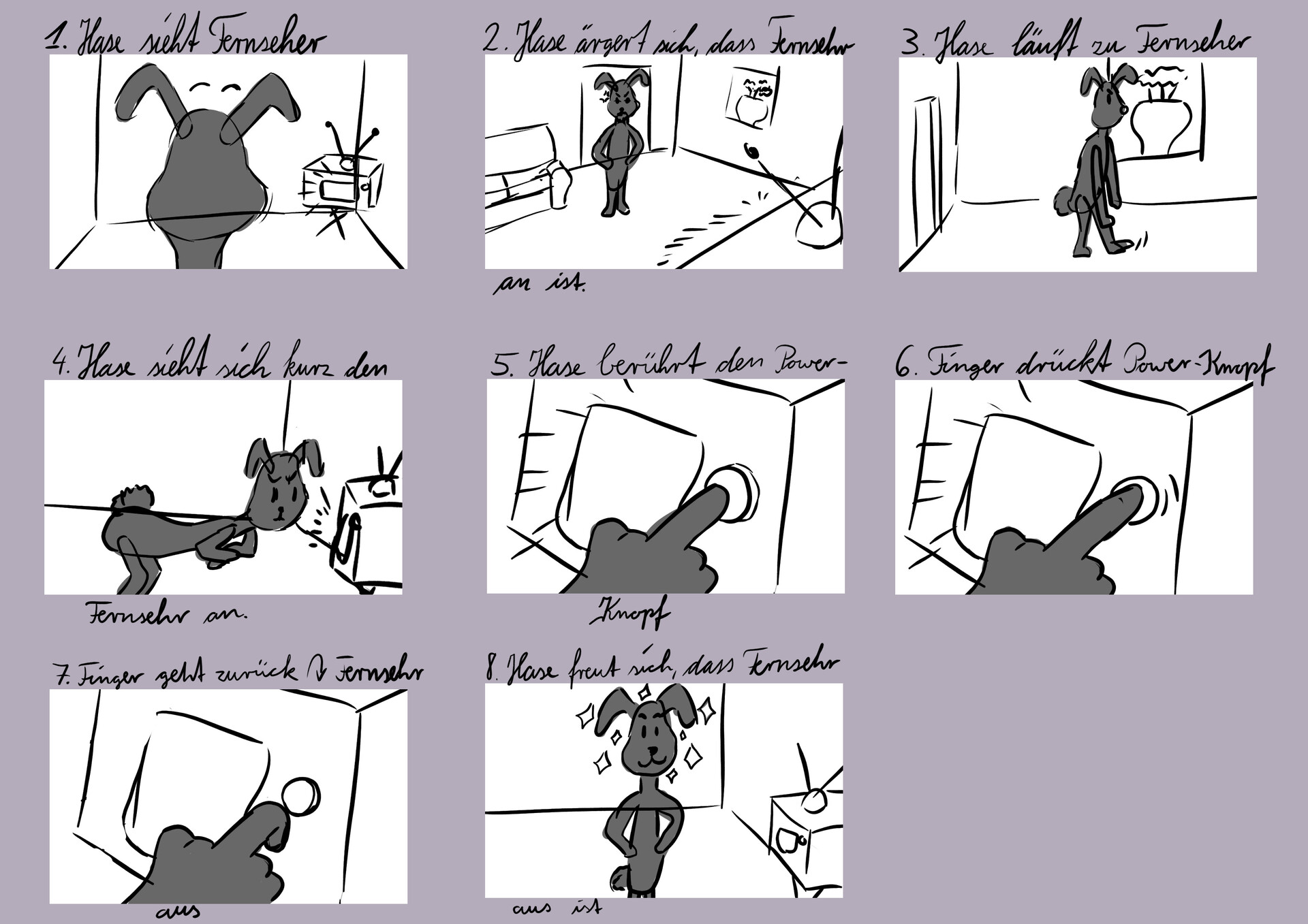 ArtStation Short funny storyboards
